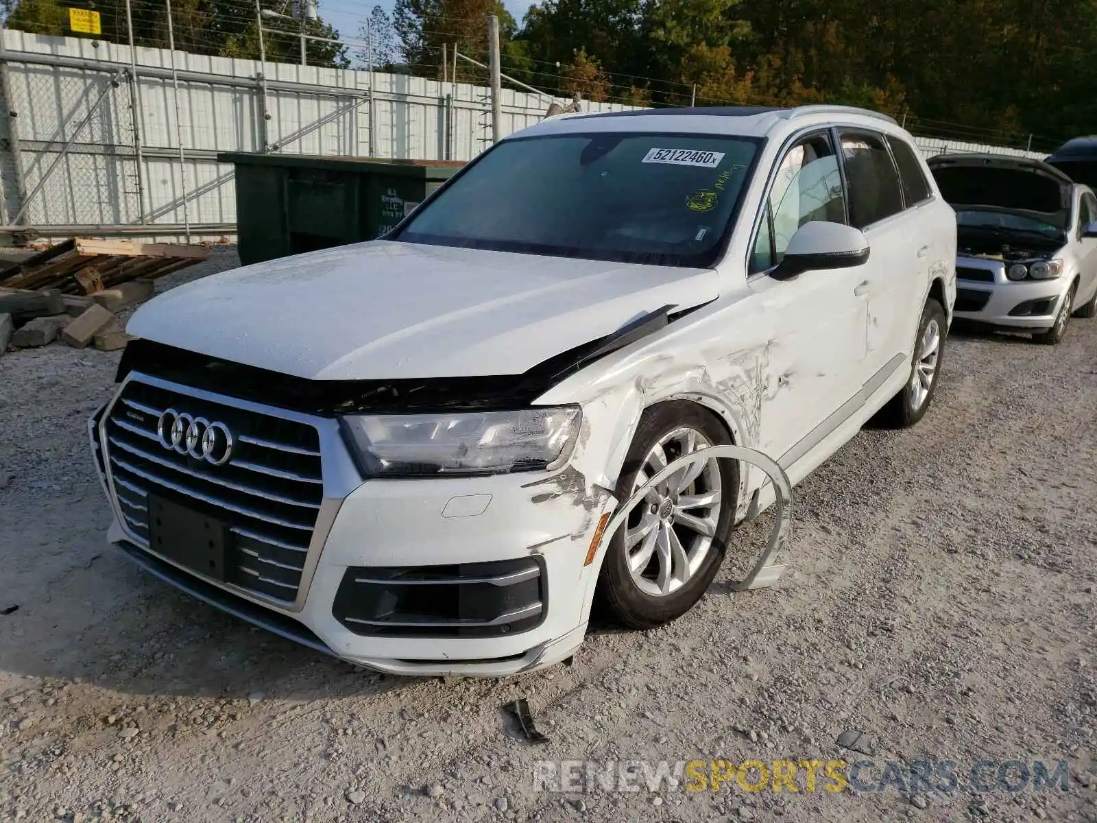 2 Photograph of a damaged car WA1LAAF77KD044491 AUDI Q7 2019