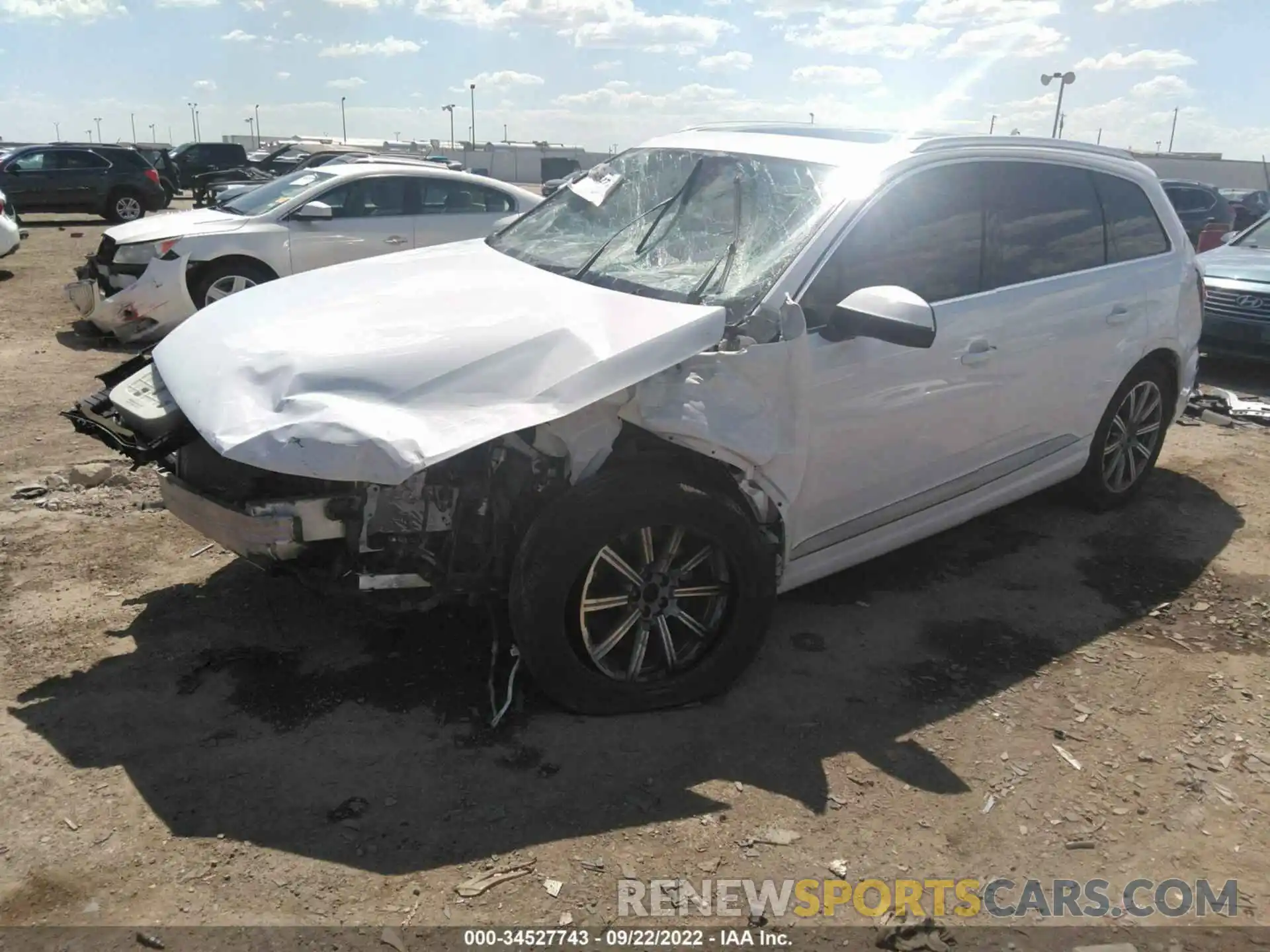 2 Photograph of a damaged car WA1LAAF78KD002766 AUDI Q7 2019