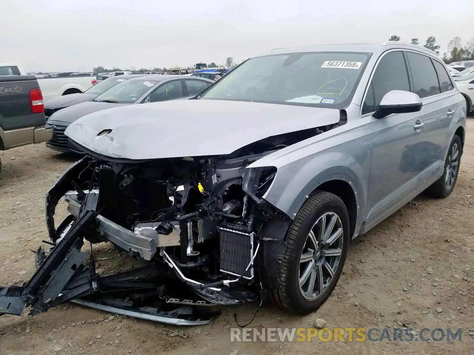 2 Photograph of a damaged car WA1LAAF78KD004467 AUDI Q7 2019