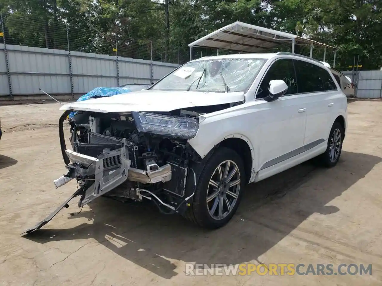 2 Photograph of a damaged car WA1LAAF78KD010396 AUDI Q7 2019