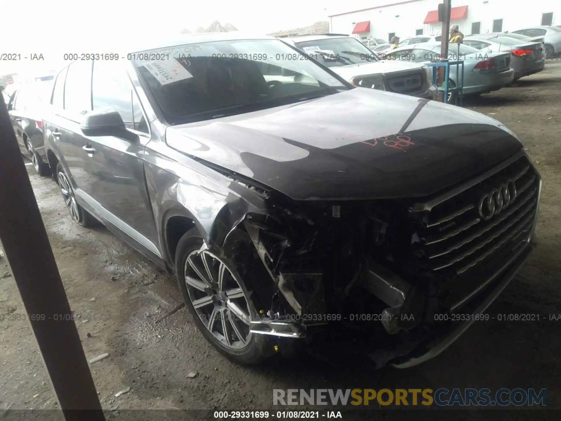 1 Photograph of a damaged car WA1LAAF78KD037680 AUDI Q7 2019