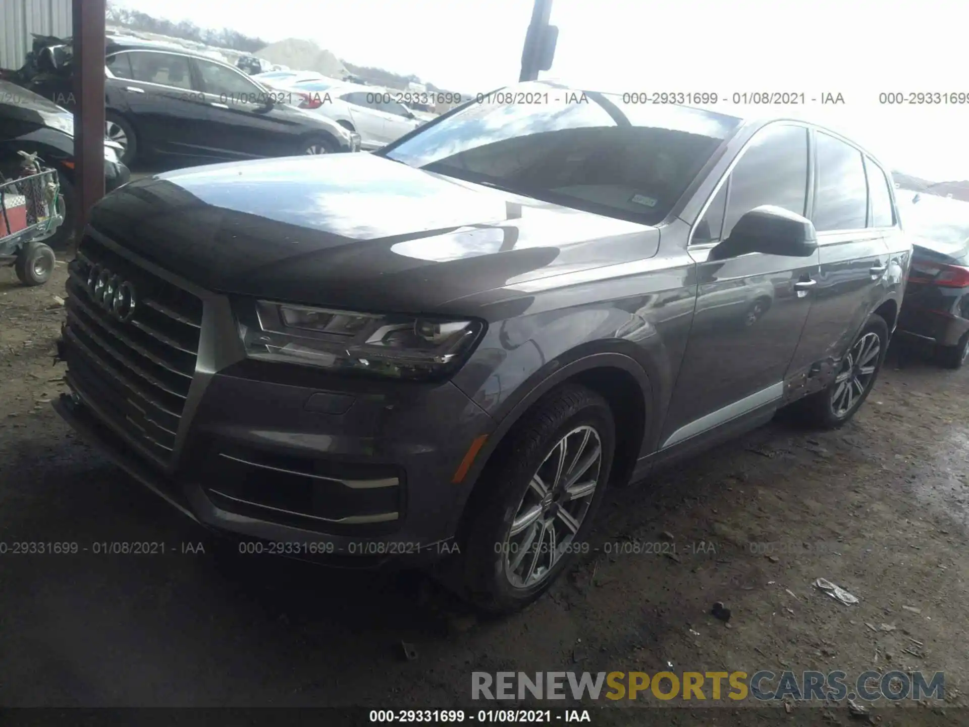 2 Photograph of a damaged car WA1LAAF78KD037680 AUDI Q7 2019