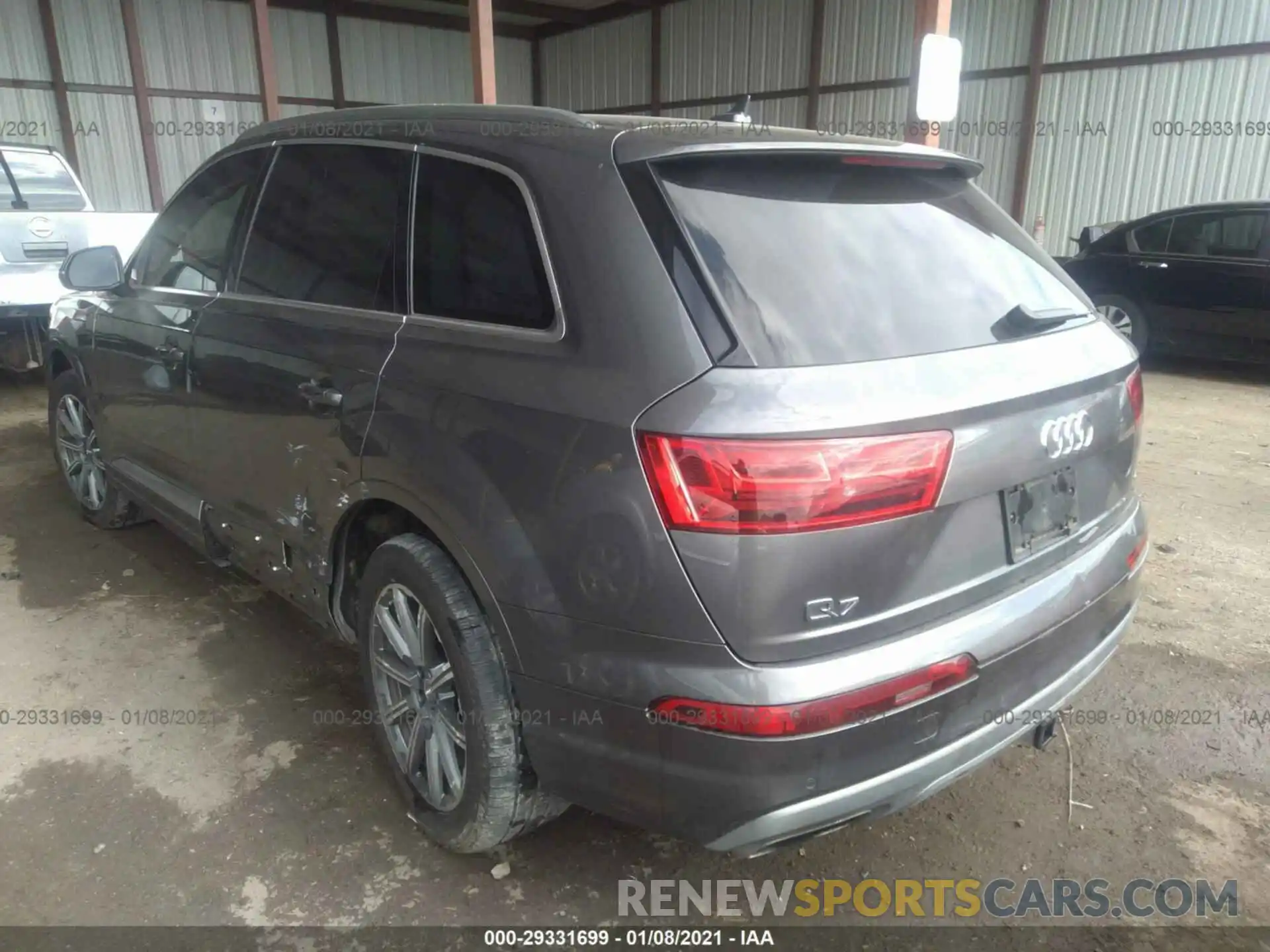 3 Фотография поврежденного автомобиля WA1LAAF78KD037680 AUDI Q7 2019