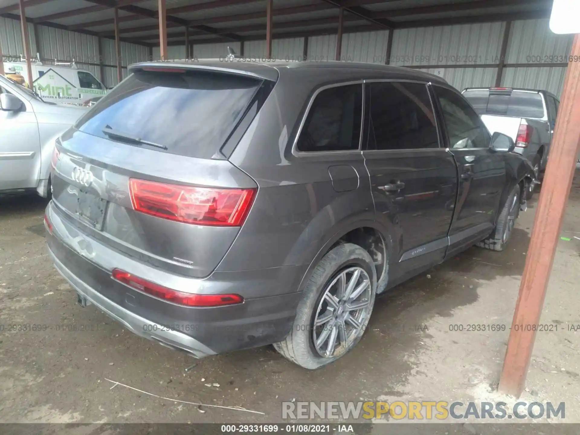 4 Фотография поврежденного автомобиля WA1LAAF78KD037680 AUDI Q7 2019