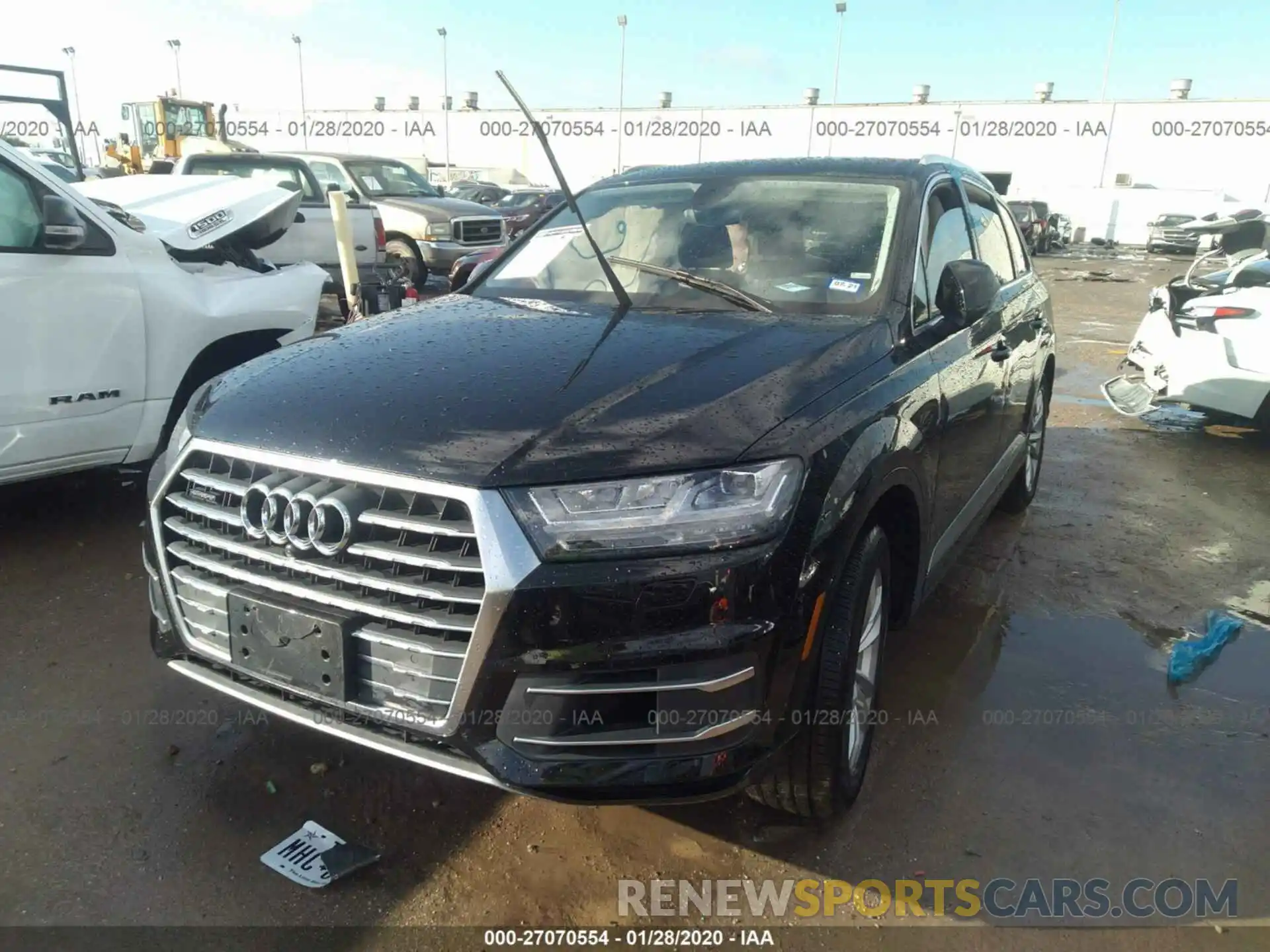 2 Photograph of a damaged car WA1LAAF78KD045097 AUDI Q7 2019