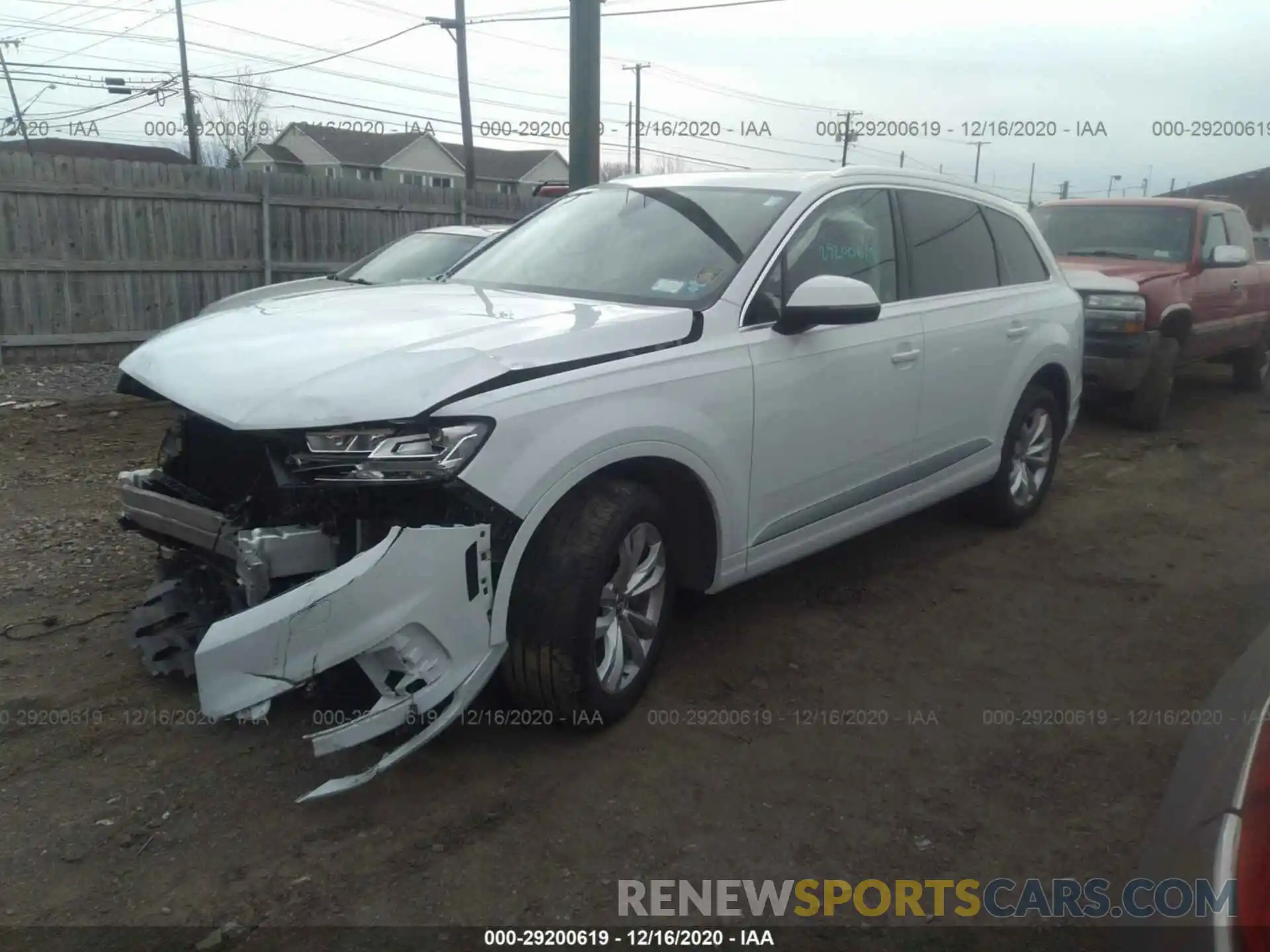 2 Photograph of a damaged car WA1LAAF79KD000976 AUDI Q7 2019