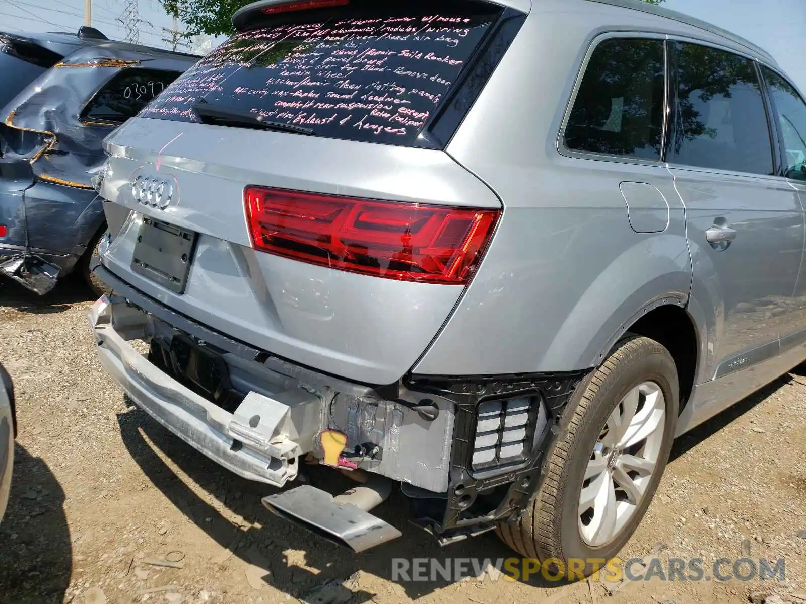 9 Photograph of a damaged car WA1LAAF79KD006034 AUDI Q7 2019