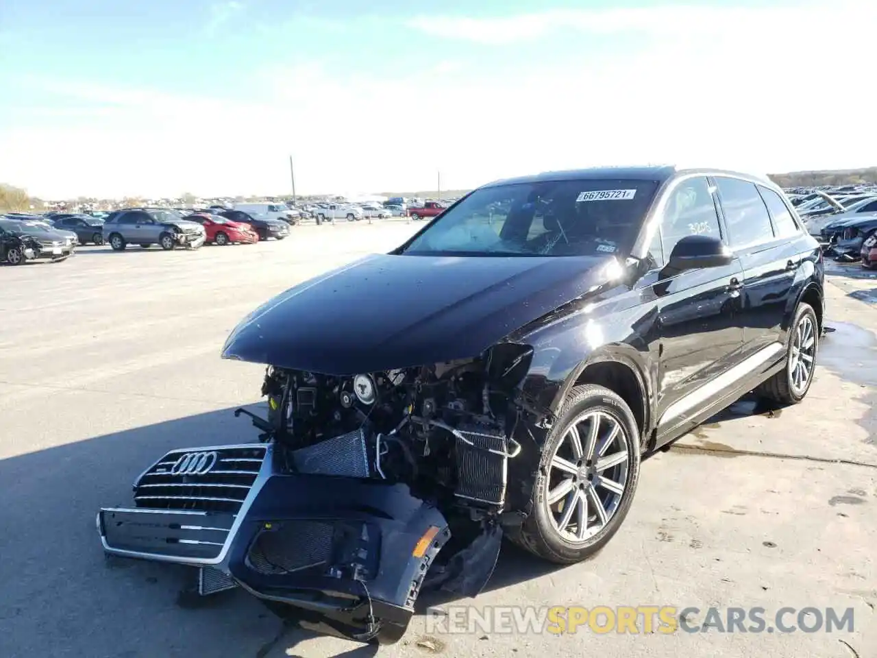 2 Photograph of a damaged car WA1LAAF7XKD001098 AUDI Q7 2019