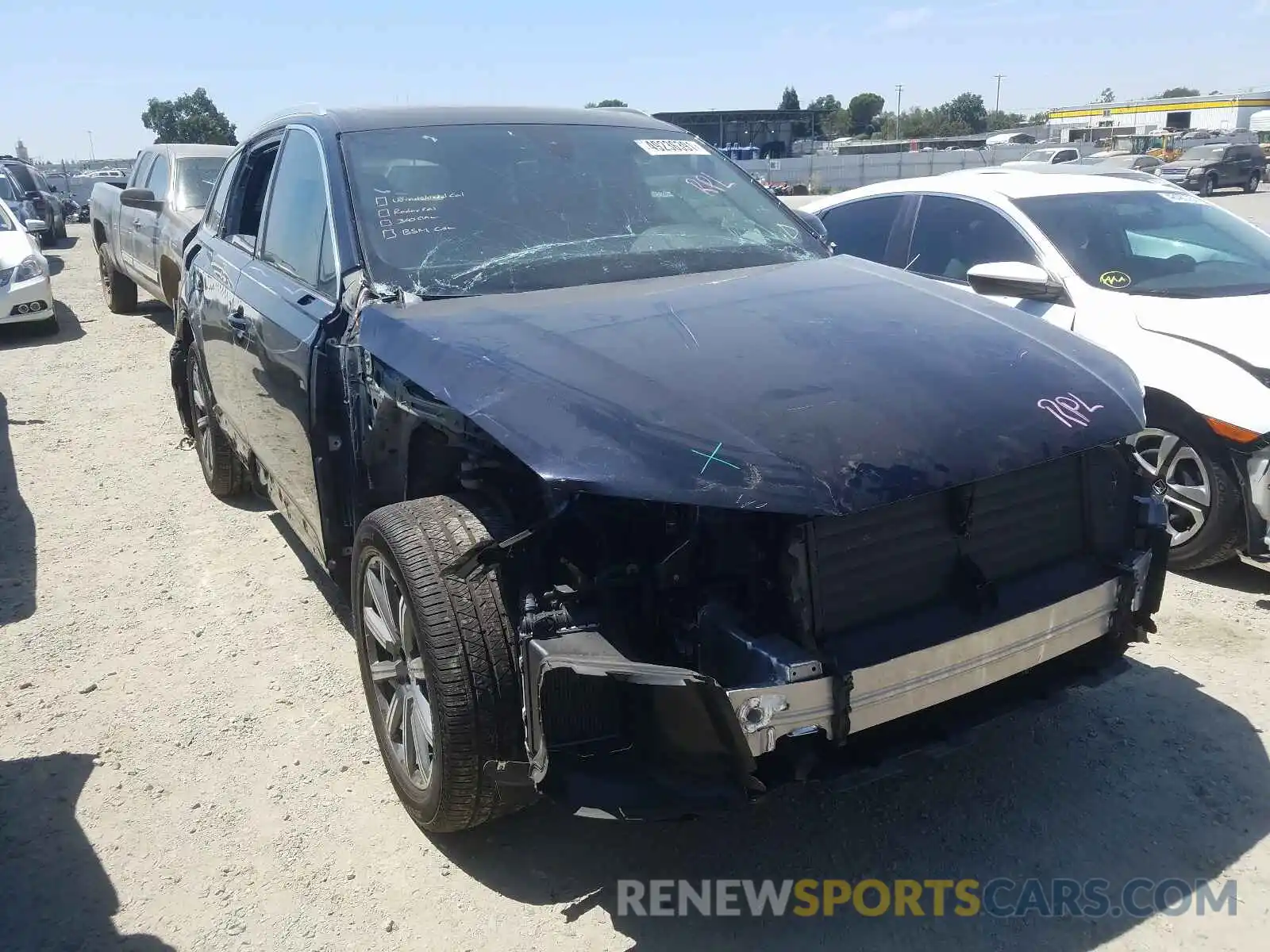 1 Photograph of a damaged car WA1LAAF7XKD031816 AUDI Q7 2019