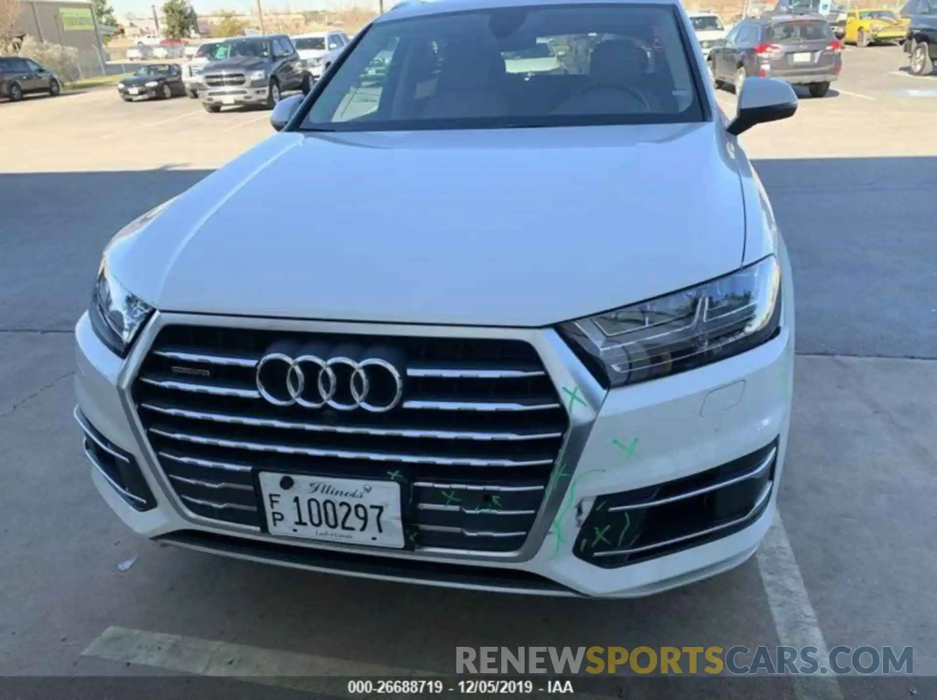 1 Photograph of a damaged car WA1LAAF7XKD044436 AUDI Q7 2019