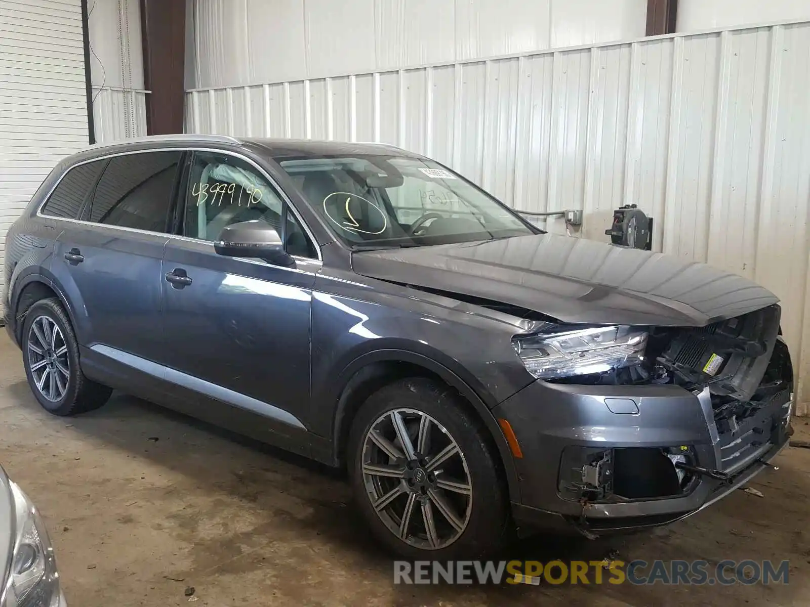 1 Photograph of a damaged car WA1LABF72KD019438 AUDI Q7 2019