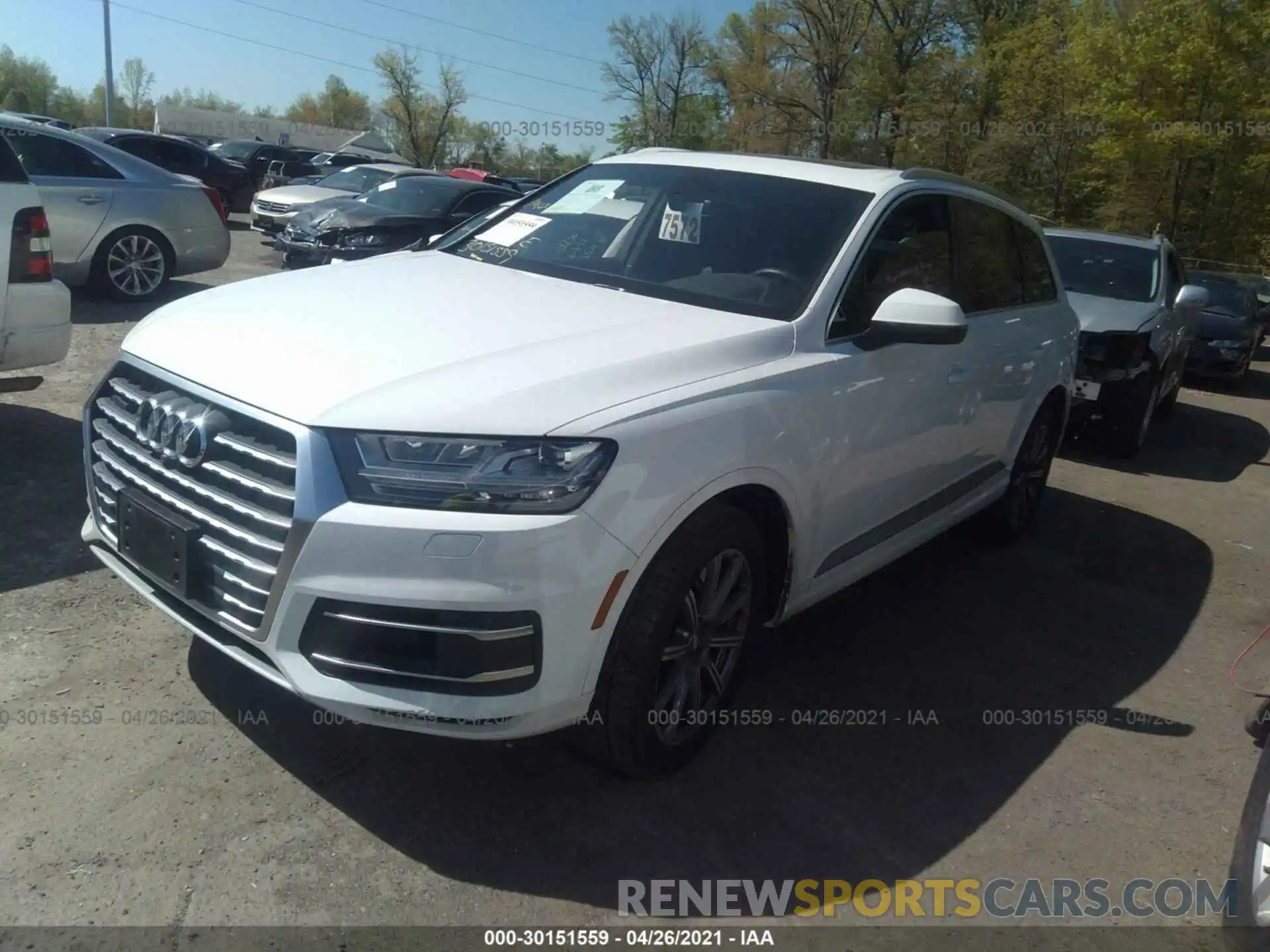 2 Photograph of a damaged car WA1LABF73KD010506 AUDI Q7 2019