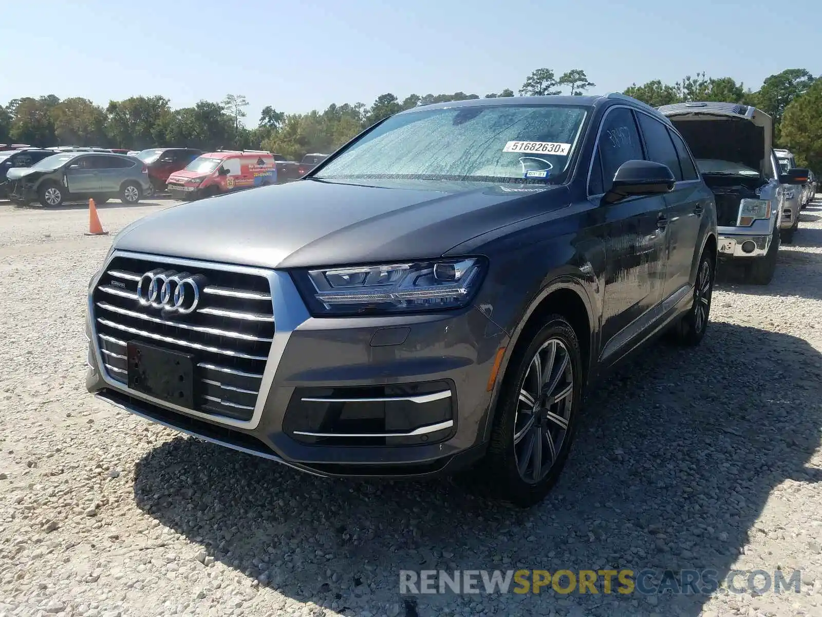 2 Photograph of a damaged car WA1LHAF70KD020920 AUDI Q7 2019