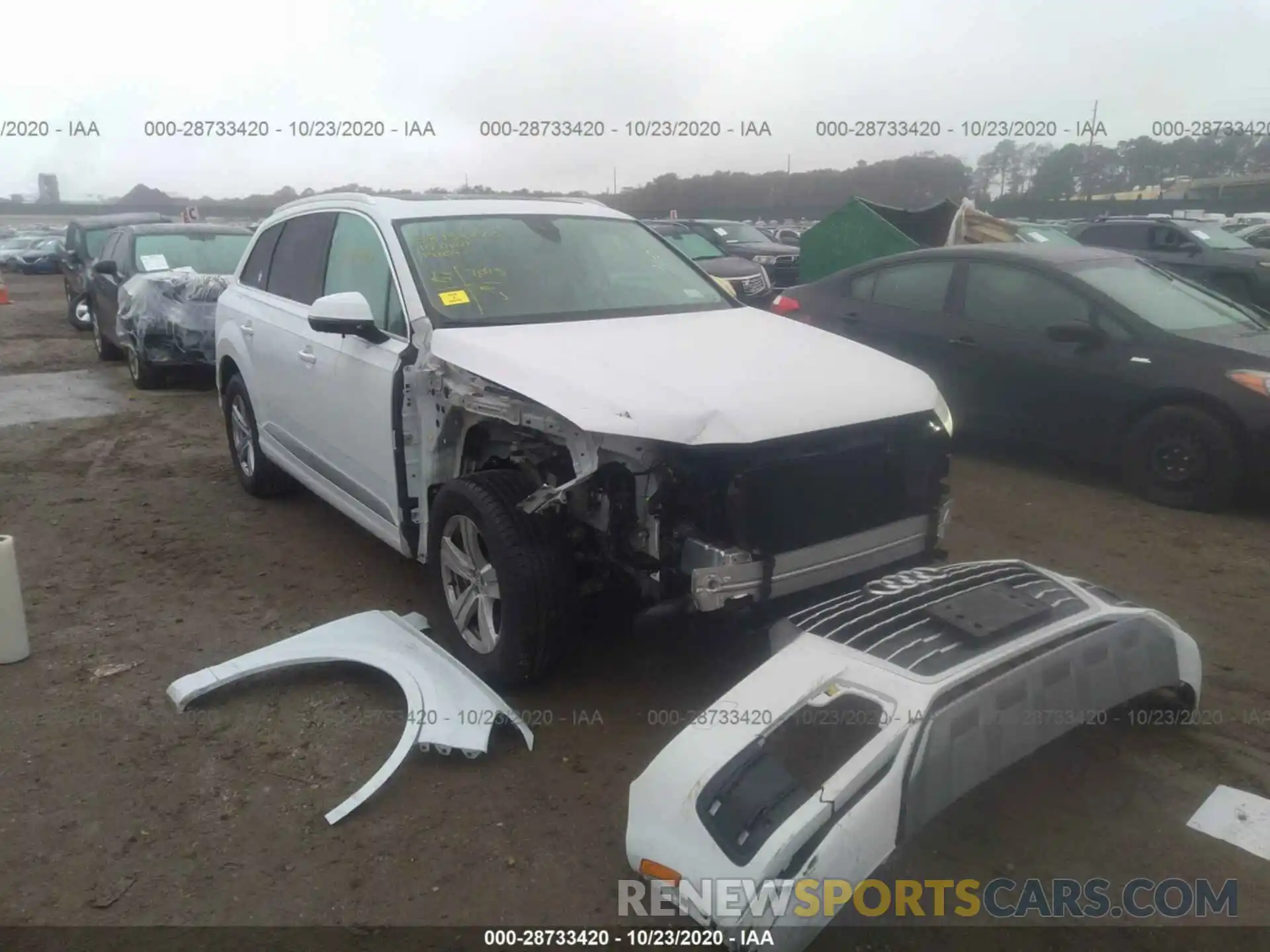 6 Фотография поврежденного автомобиля WA1LHAF70KD026295 AUDI Q7 2019