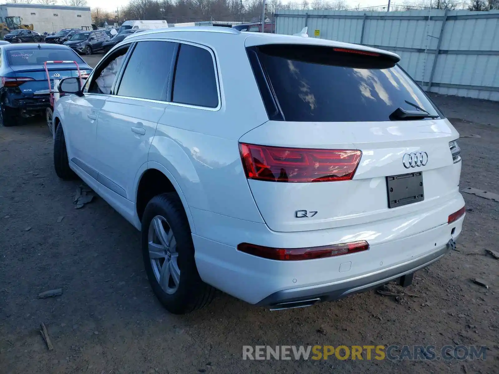 3 Фотография поврежденного автомобиля WA1LHAF70KD040696 AUDI Q7 2019