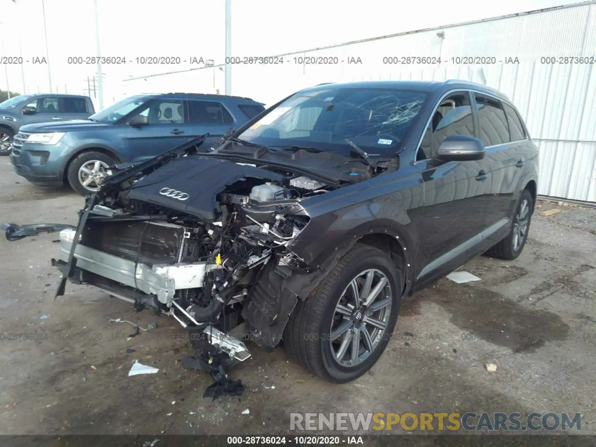 2 Фотография поврежденного автомобиля WA1LHAF71KD024054 AUDI Q7 2019