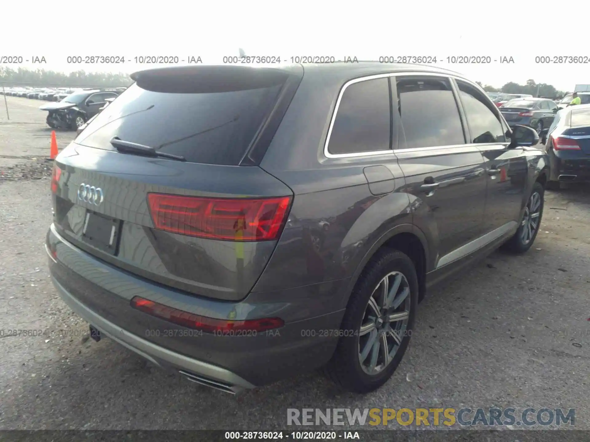 4 Фотография поврежденного автомобиля WA1LHAF71KD024054 AUDI Q7 2019