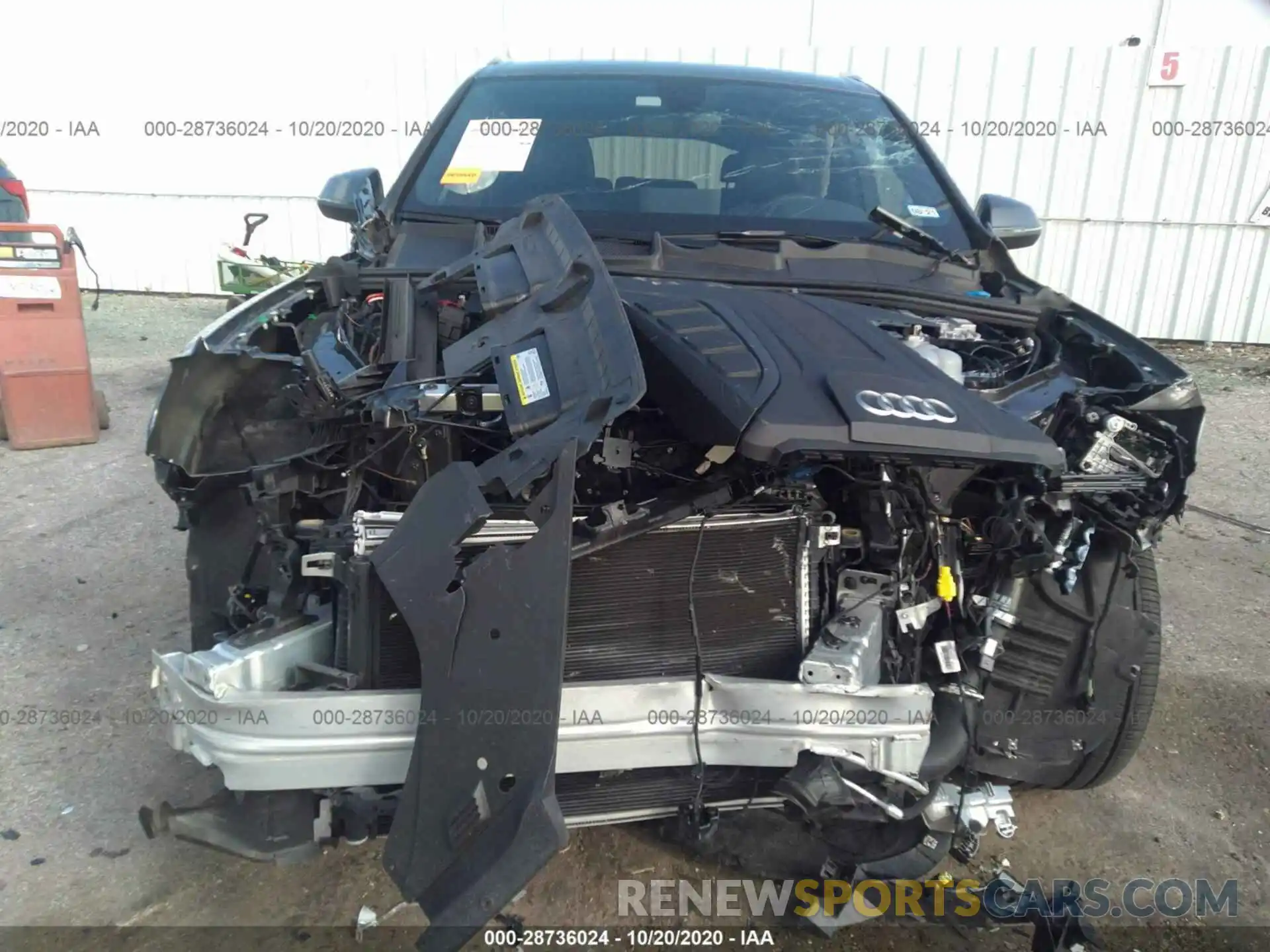 6 Фотография поврежденного автомобиля WA1LHAF71KD024054 AUDI Q7 2019