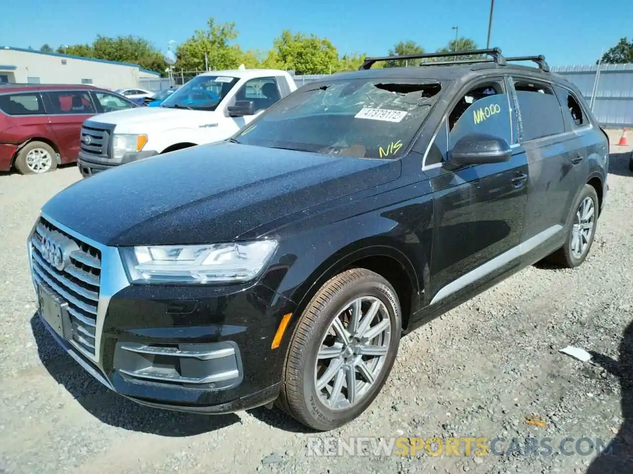 2 Фотография поврежденного автомобиля WA1LHAF71KD026774 AUDI Q7 2019