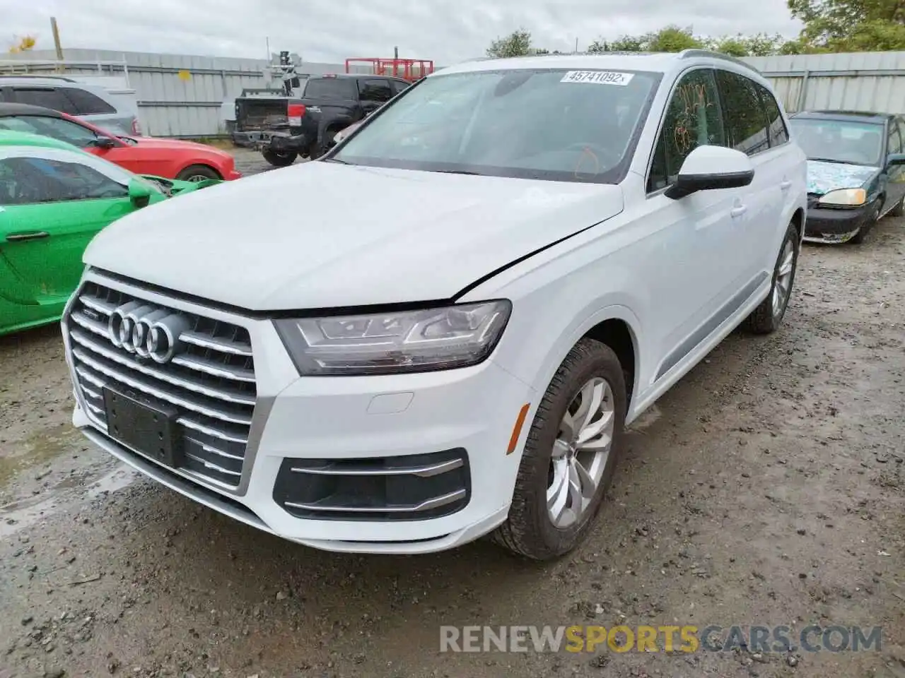 2 Фотография поврежденного автомобиля WA1LHAF71KD039105 AUDI Q7 2019