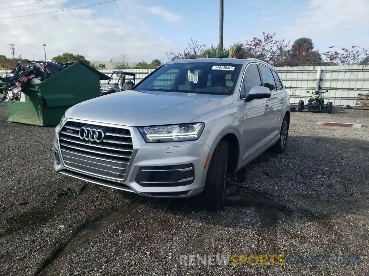 2 Photograph of a damaged car WA1LHAF71KD046281 AUDI Q7 2019