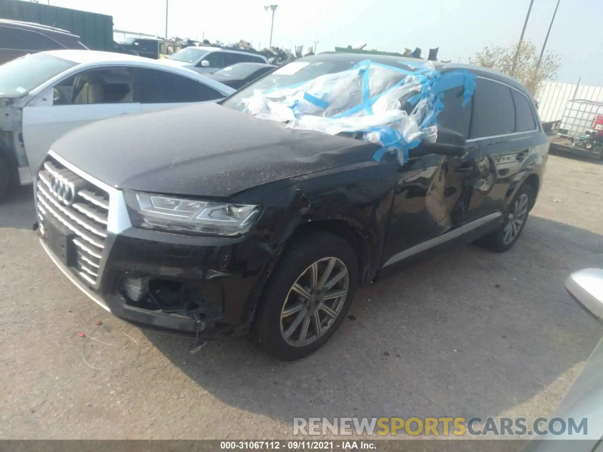 2 Фотография поврежденного автомобиля WA1LHAF72KD023043 AUDI Q7 2019