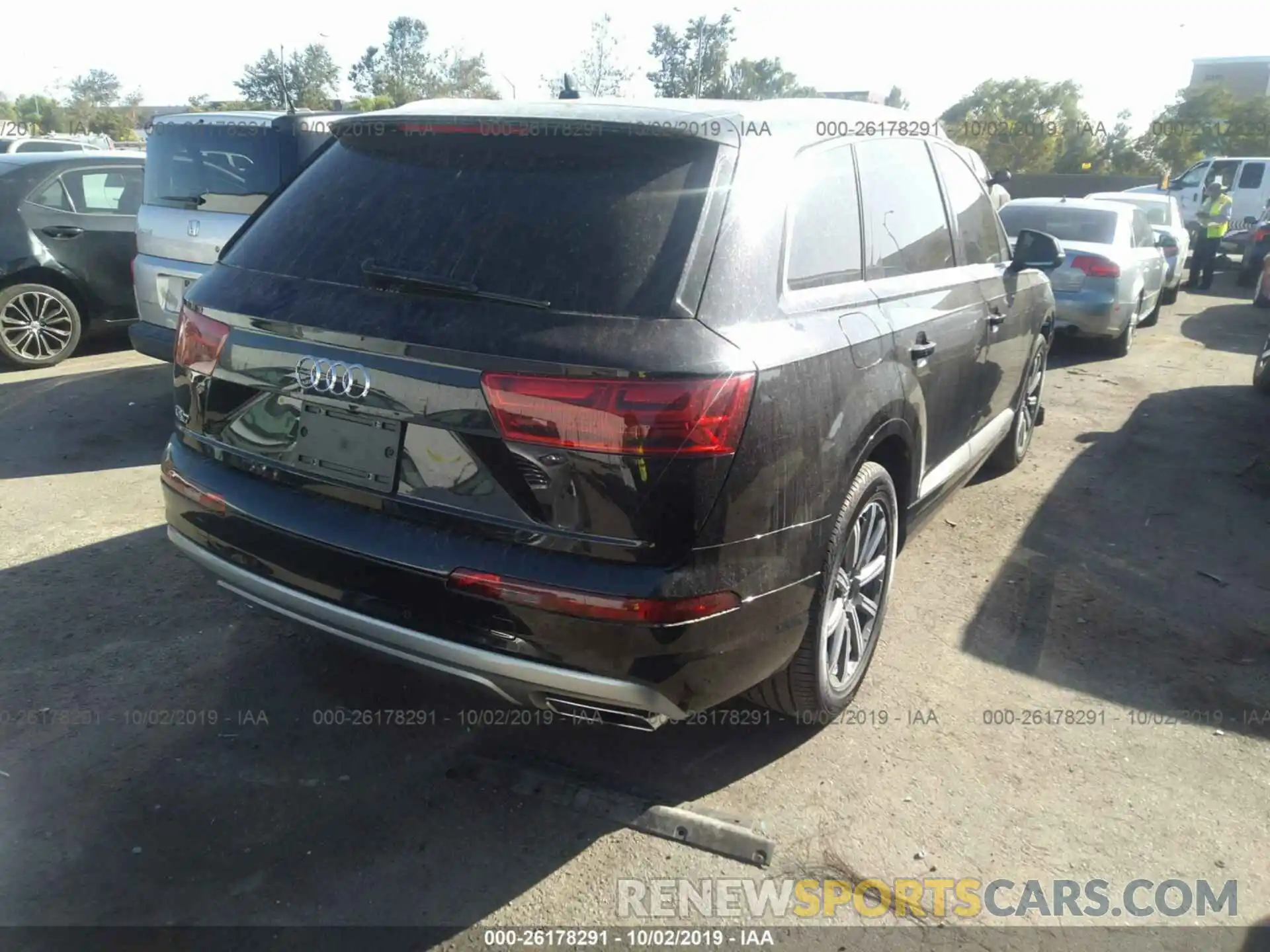 4 Фотография поврежденного автомобиля WA1LHAF72KD027240 AUDI Q7 2019