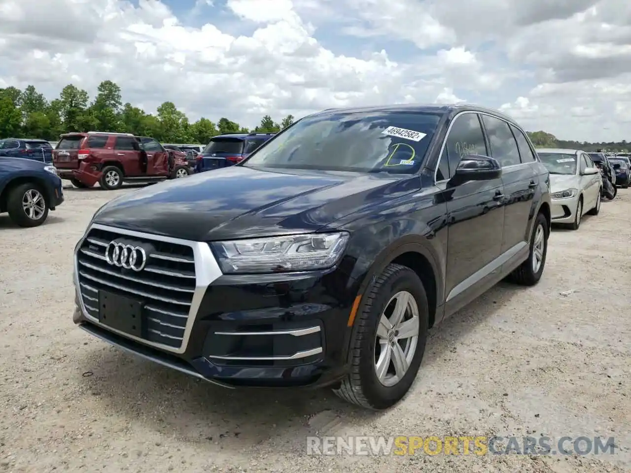 2 Фотография поврежденного автомобиля WA1LHAF72KD030459 AUDI Q7 2019