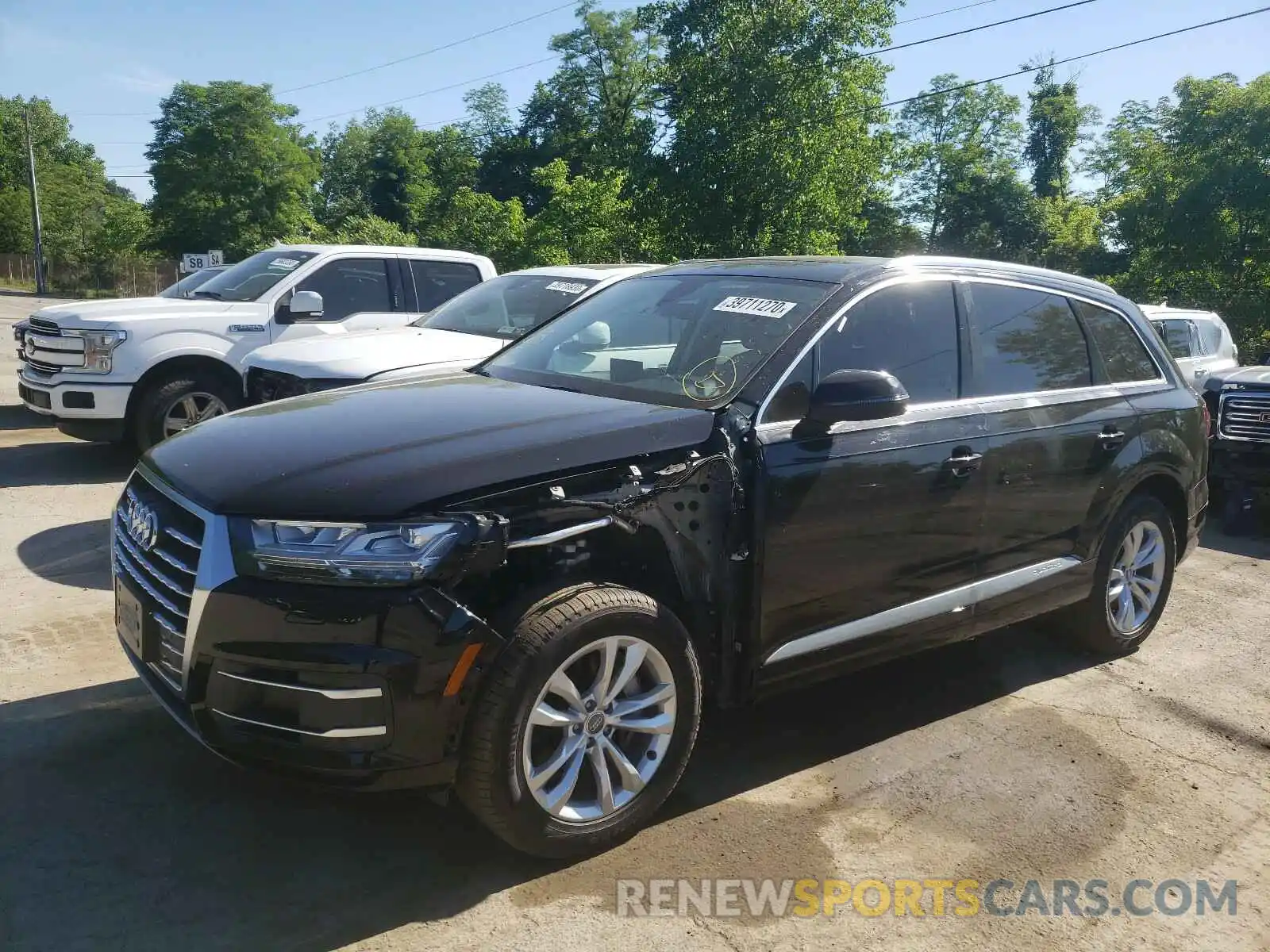 2 Фотография поврежденного автомобиля WA1LHAF72KD038089 AUDI Q7 2019