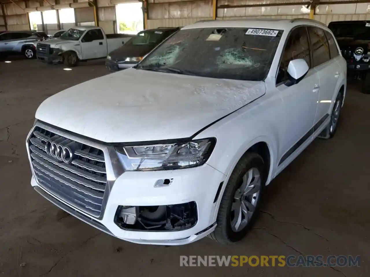 2 Photograph of a damaged car WA1LHAF72KD038917 AUDI Q7 2019