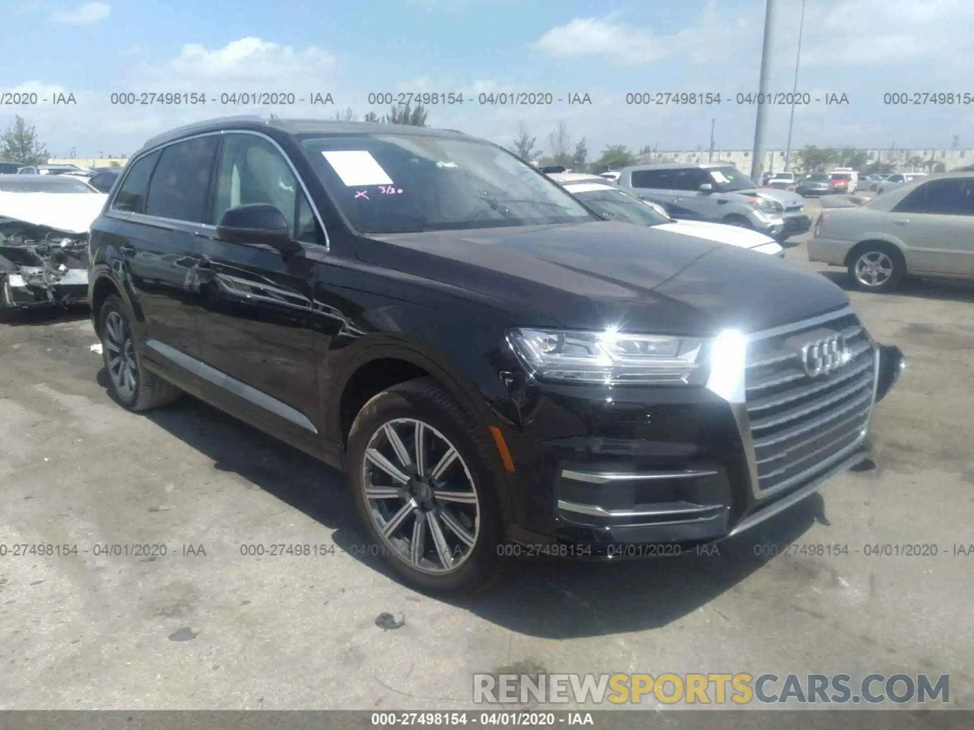 1 Фотография поврежденного автомобиля WA1LHAF72KD044619 AUDI Q7 2019