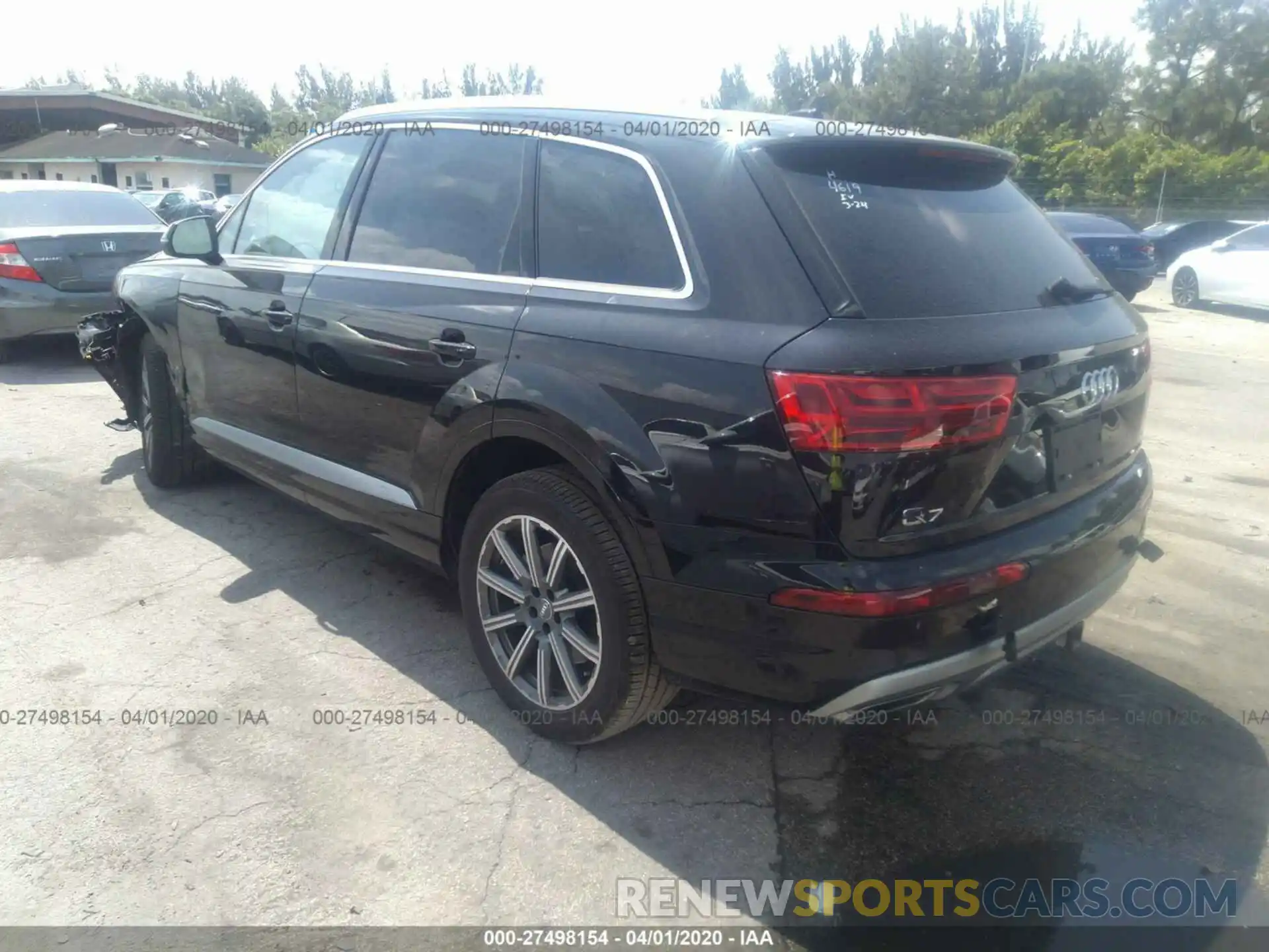 3 Фотография поврежденного автомобиля WA1LHAF72KD044619 AUDI Q7 2019