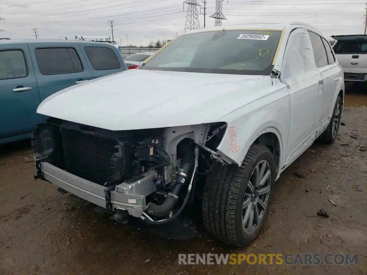 2 Photograph of a damaged car WA1LHAF72KD044913 AUDI Q7 2019