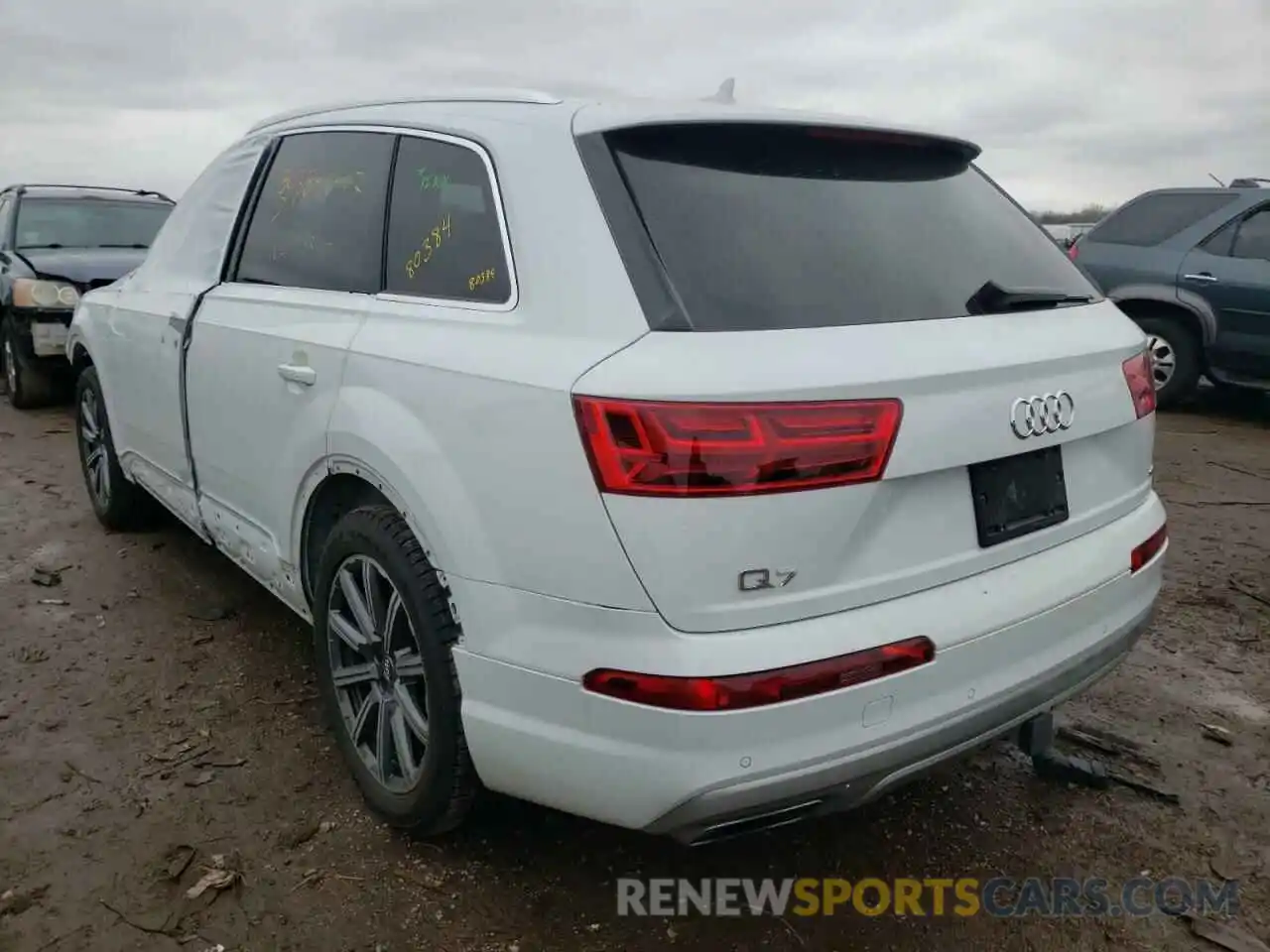 3 Фотография поврежденного автомобиля WA1LHAF72KD044913 AUDI Q7 2019