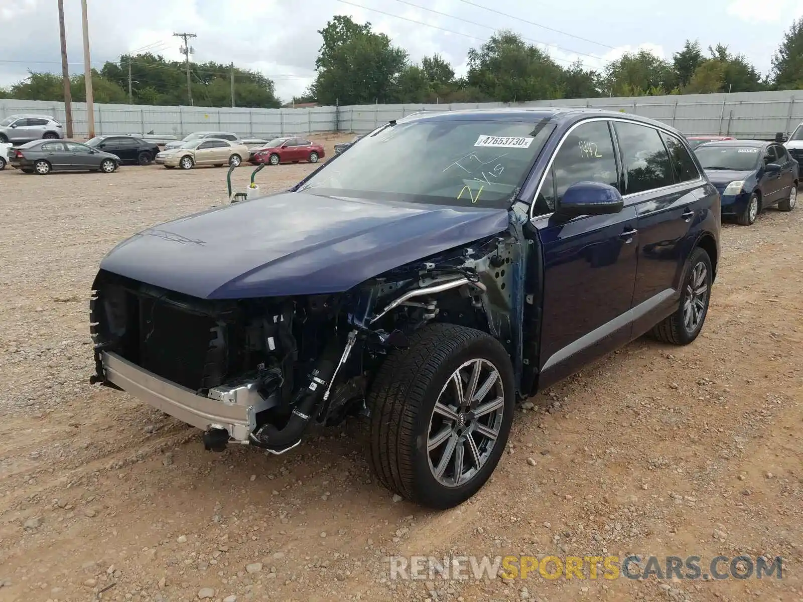 2 Photograph of a damaged car WA1LHAF72KD048816 AUDI Q7 2019