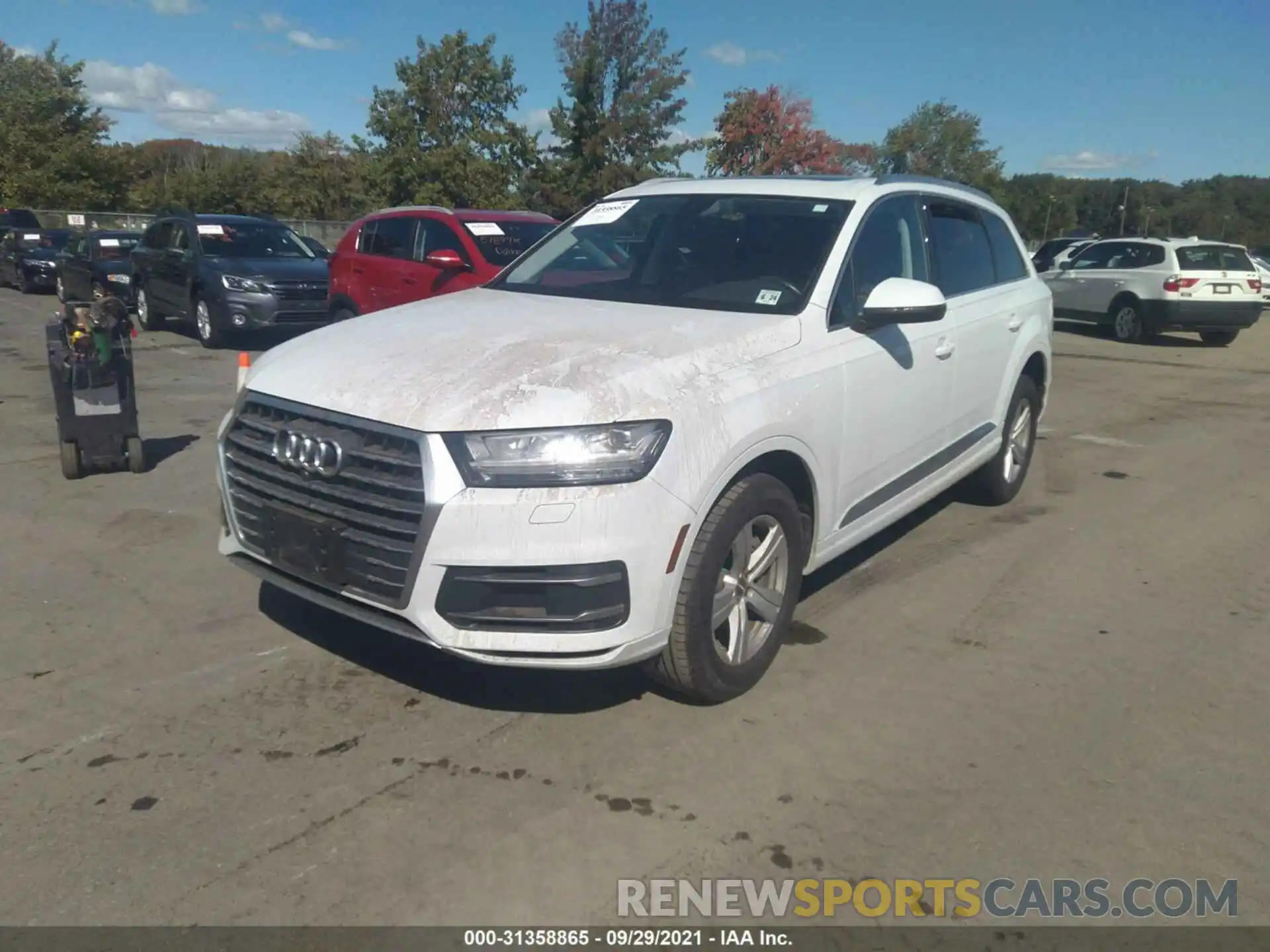 2 Фотография поврежденного автомобиля WA1LHAF73KD015937 AUDI Q7 2019