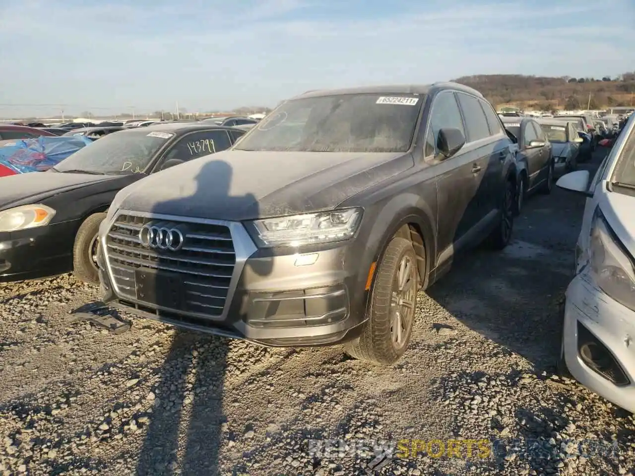 2 Фотография поврежденного автомобиля WA1LHAF73KD023245 AUDI Q7 2019