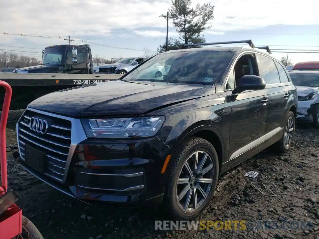 2 Фотография поврежденного автомобиля WA1LHAF73KD026761 AUDI Q7 2019