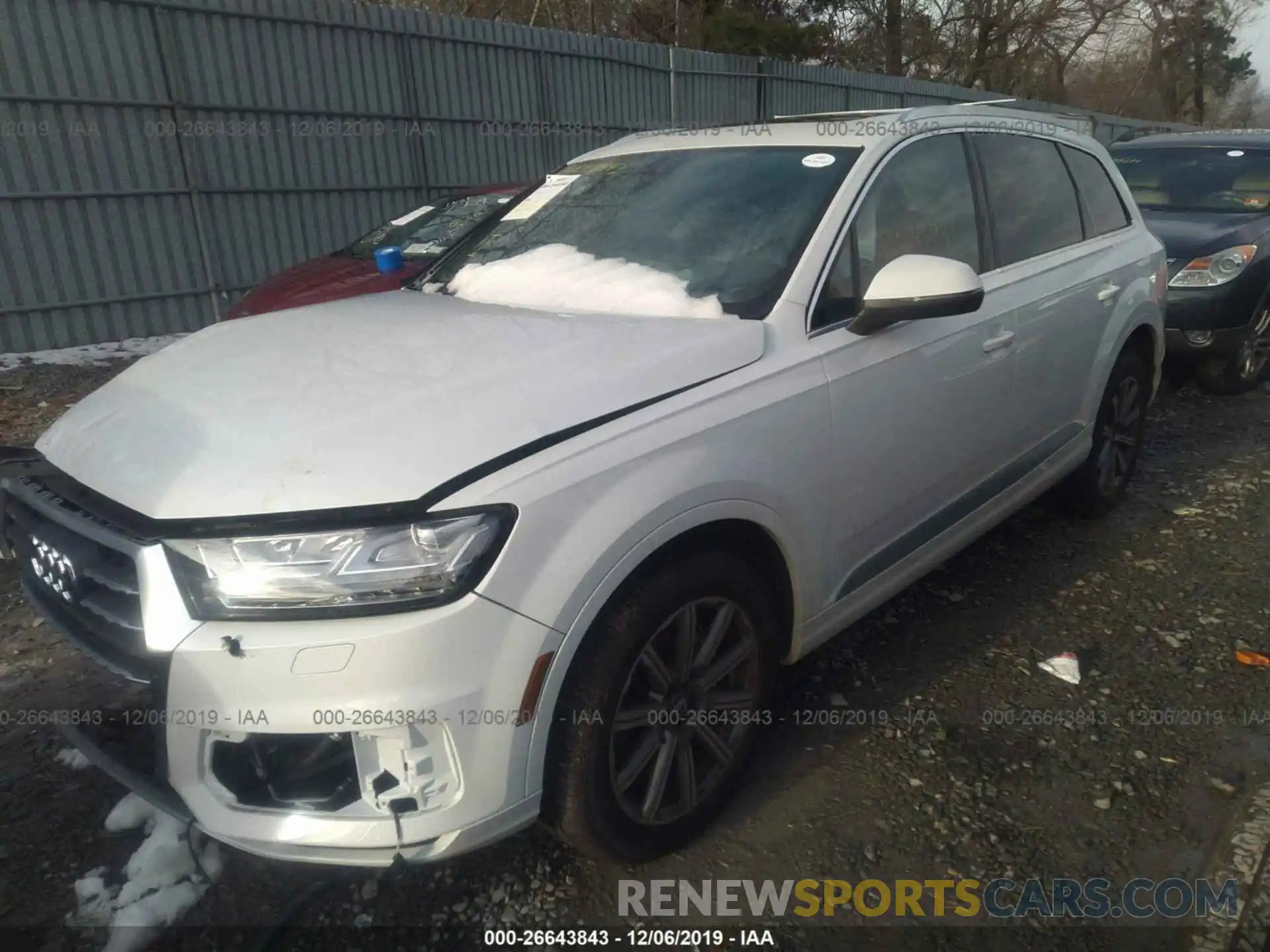 2 Photograph of a damaged car WA1LHAF73KD036917 AUDI Q7 2019