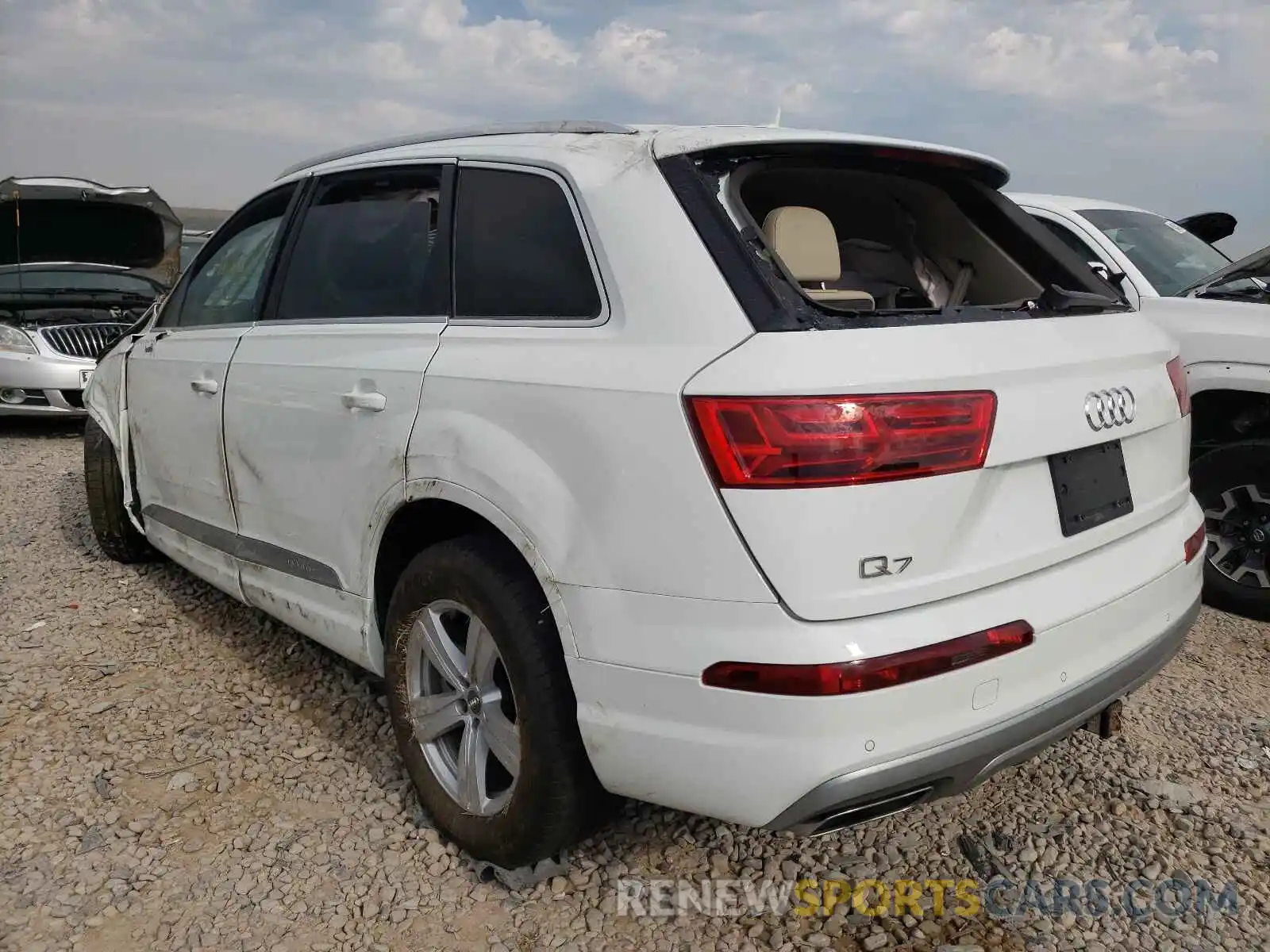 3 Фотография поврежденного автомобиля WA1LHAF74KD024260 AUDI Q7 2019