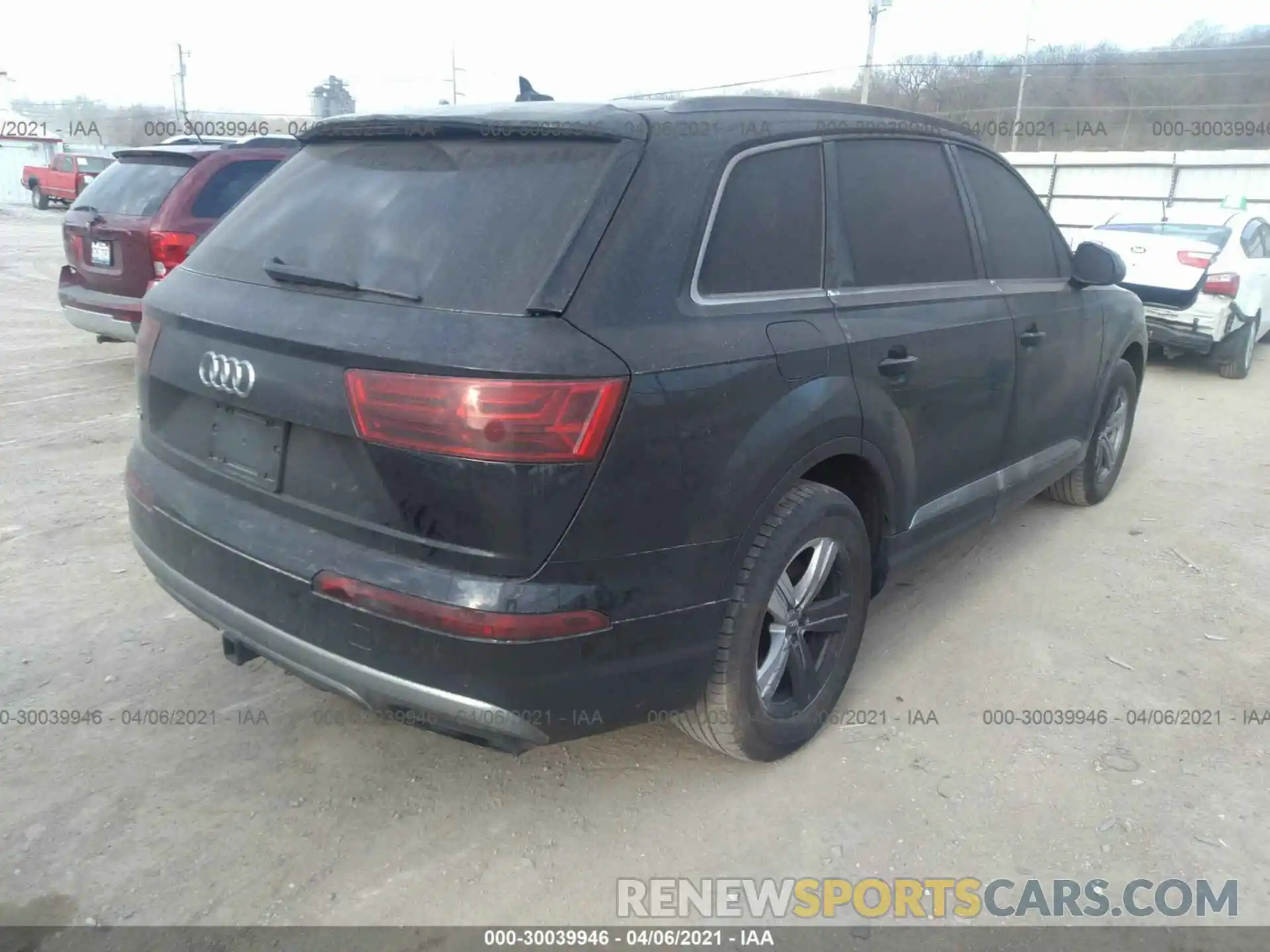 4 Фотография поврежденного автомобиля WA1LHAF74KD024579 AUDI Q7 2019