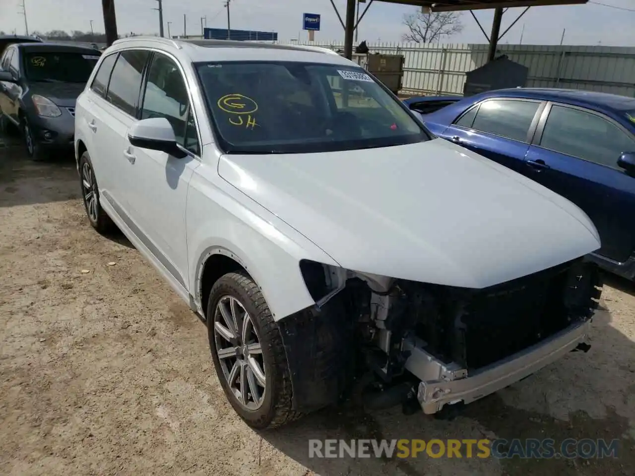 1 Photograph of a damaged car WA1LHAF74KD030060 AUDI Q7 2019