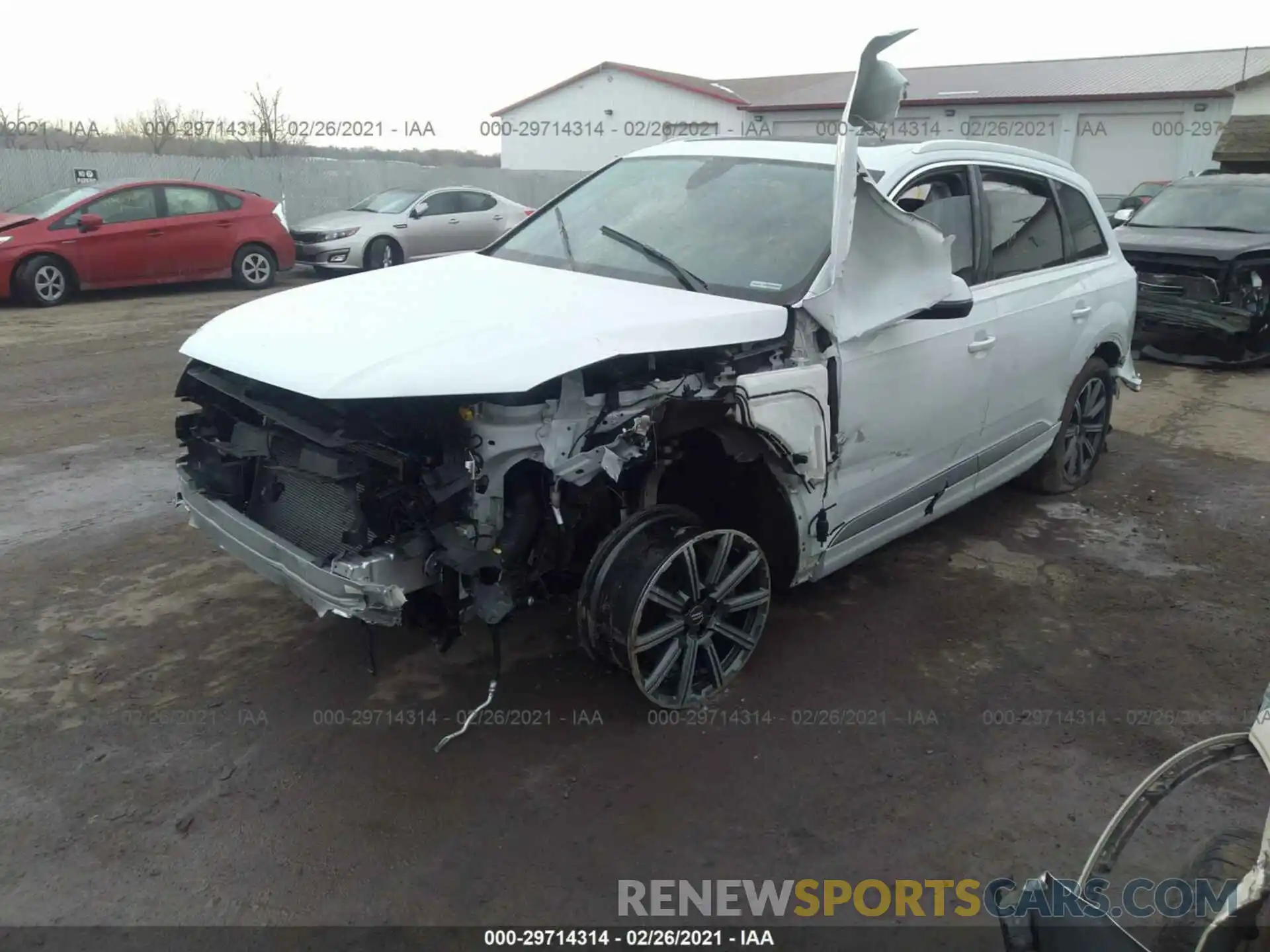 2 Photograph of a damaged car WA1LHAF74KD030527 AUDI Q7 2019