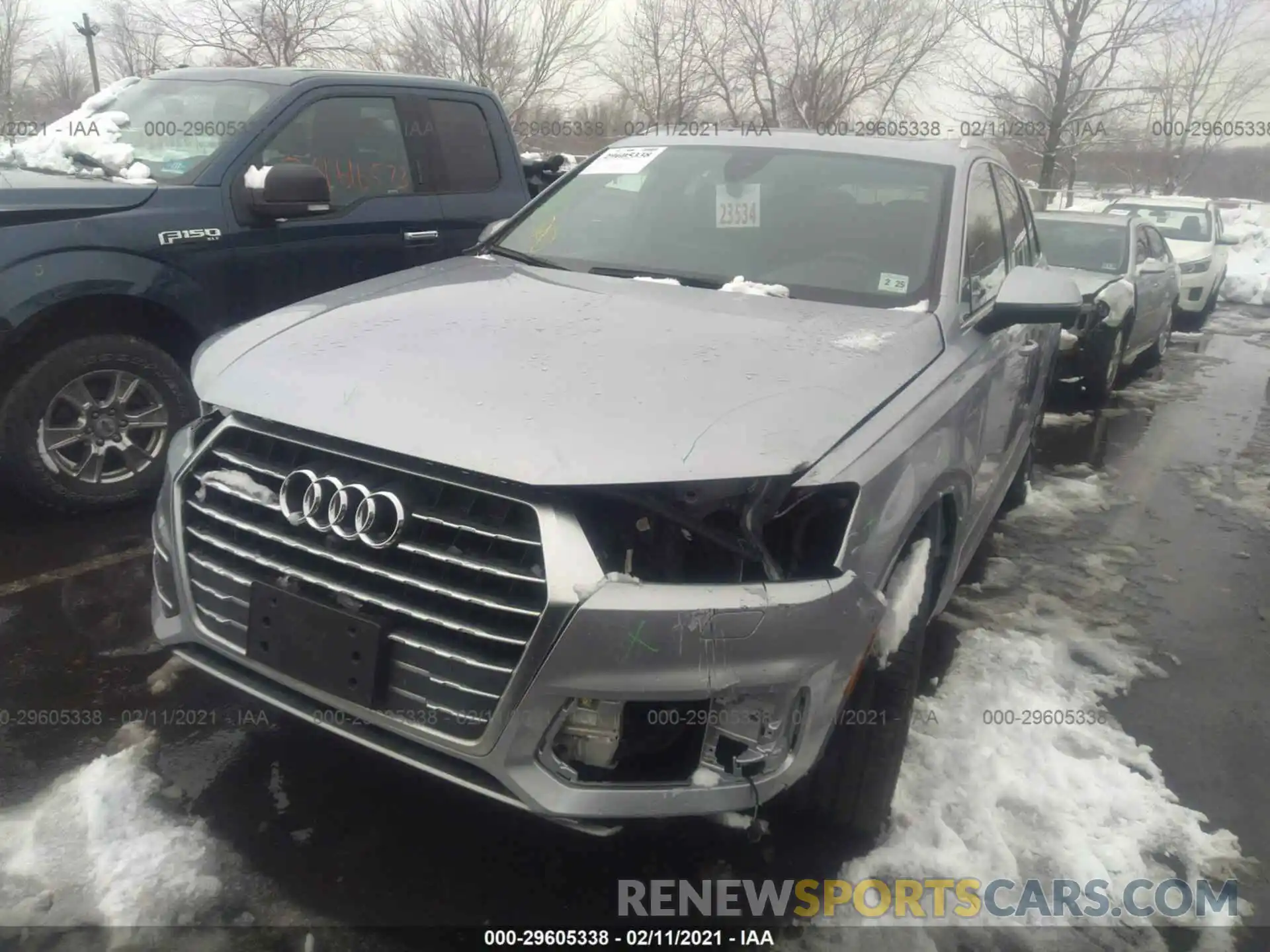 2 Фотография поврежденного автомобиля WA1LHAF74KD042712 AUDI Q7 2019