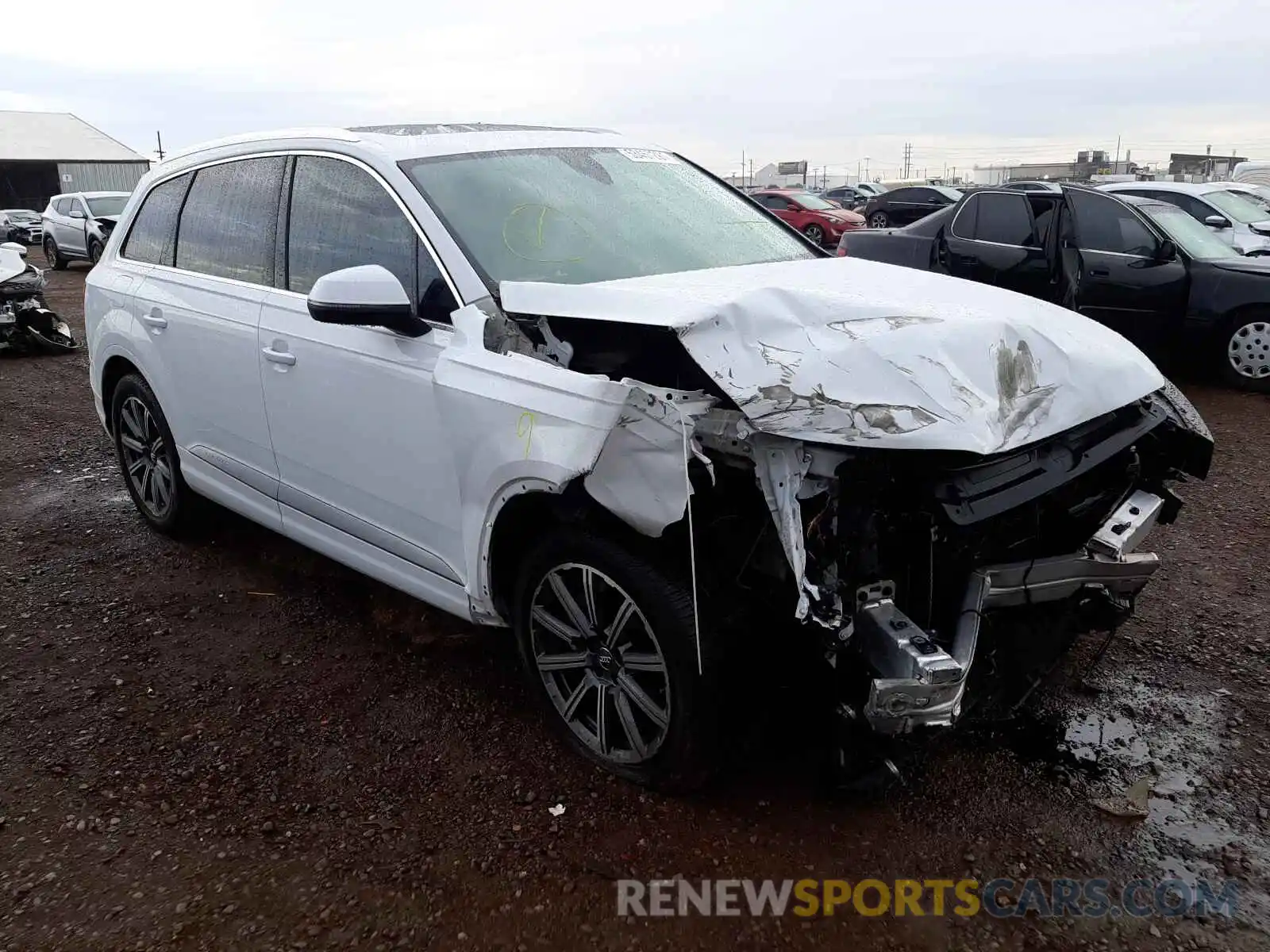 1 Фотография поврежденного автомобиля WA1LHAF74KD044041 AUDI Q7 2019