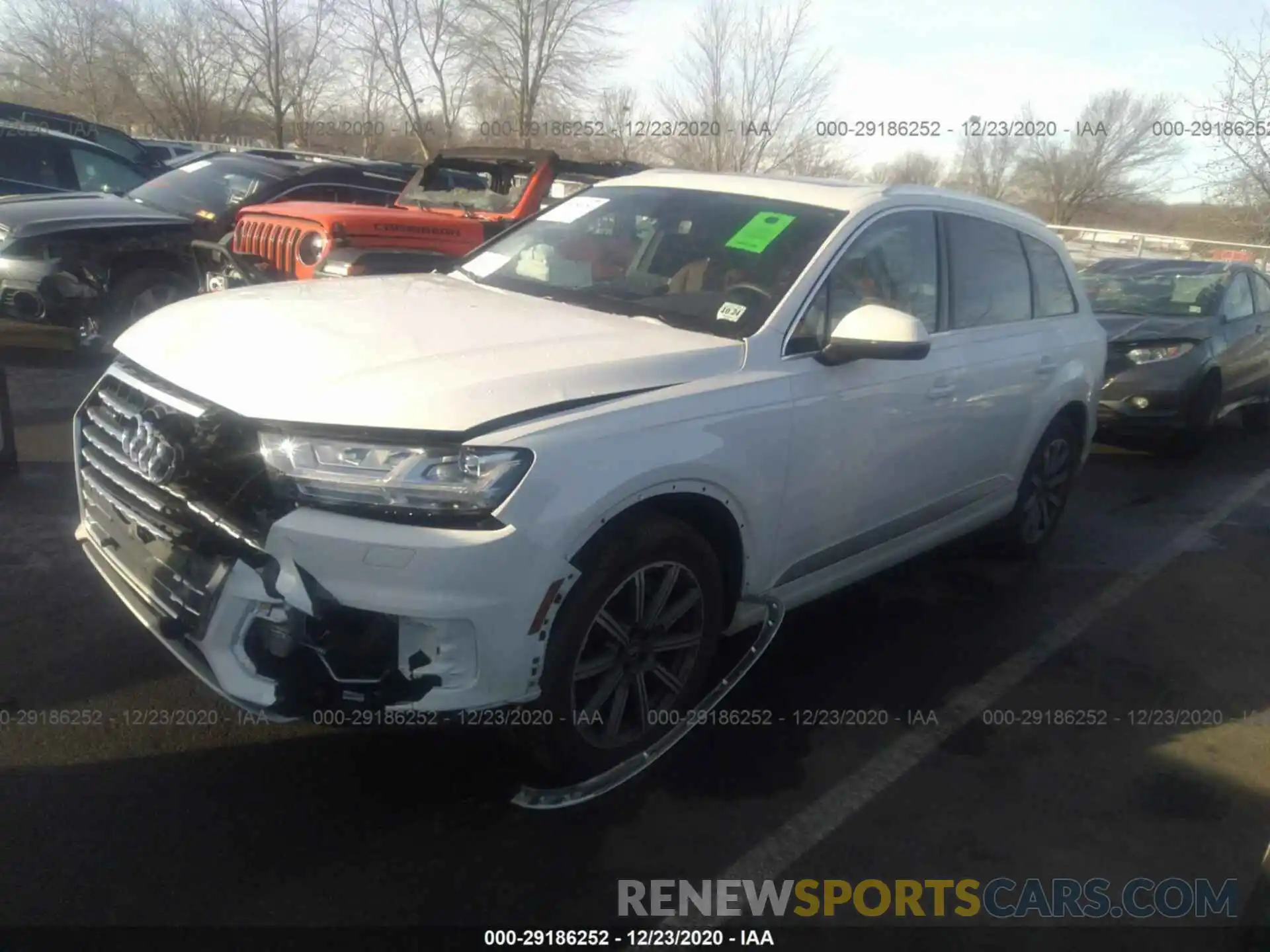 2 Photograph of a damaged car WA1LHAF74KD044864 AUDI Q7 2019