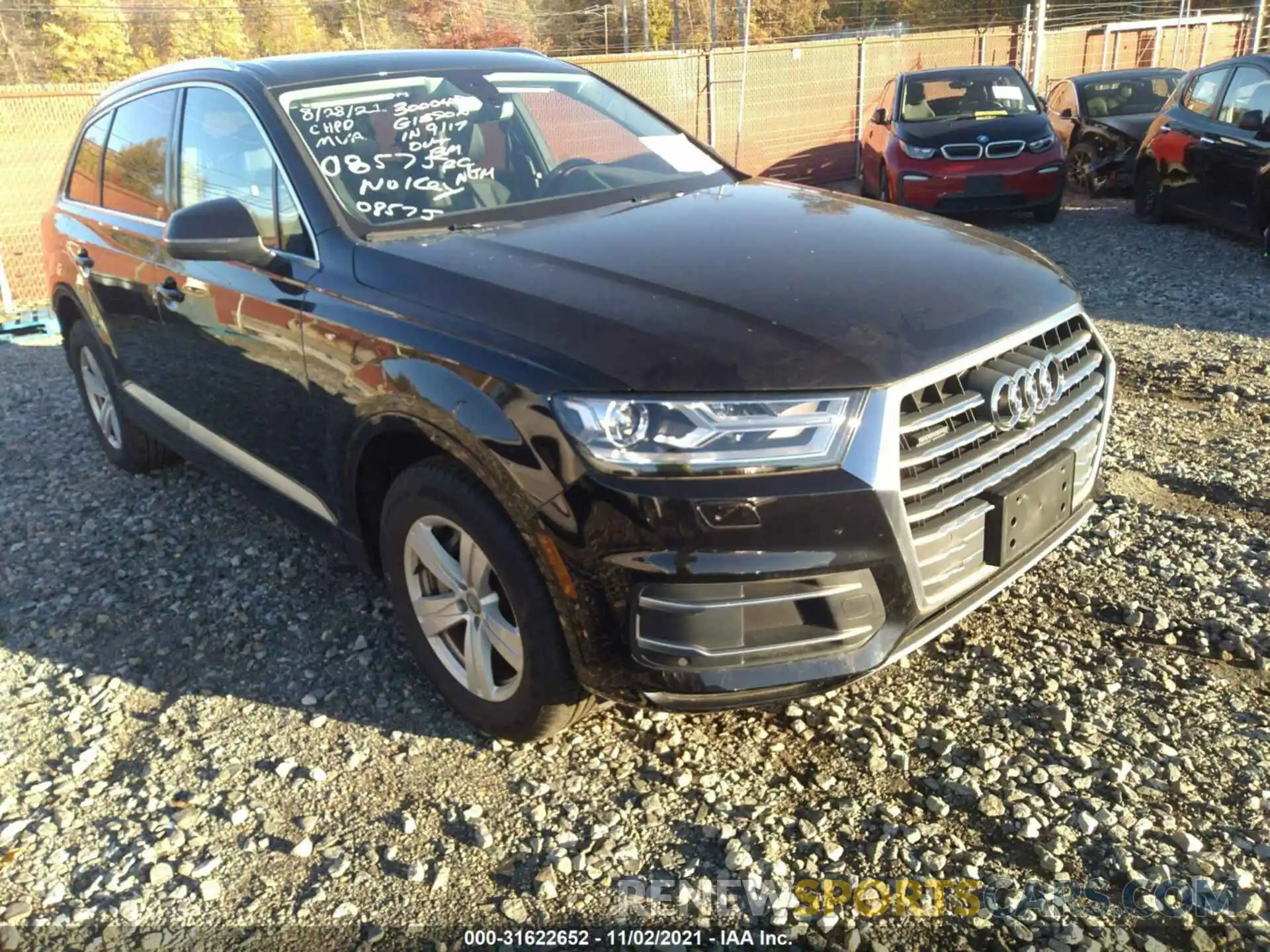 1 Photograph of a damaged car WA1LHAF75KD016281 AUDI Q7 2019