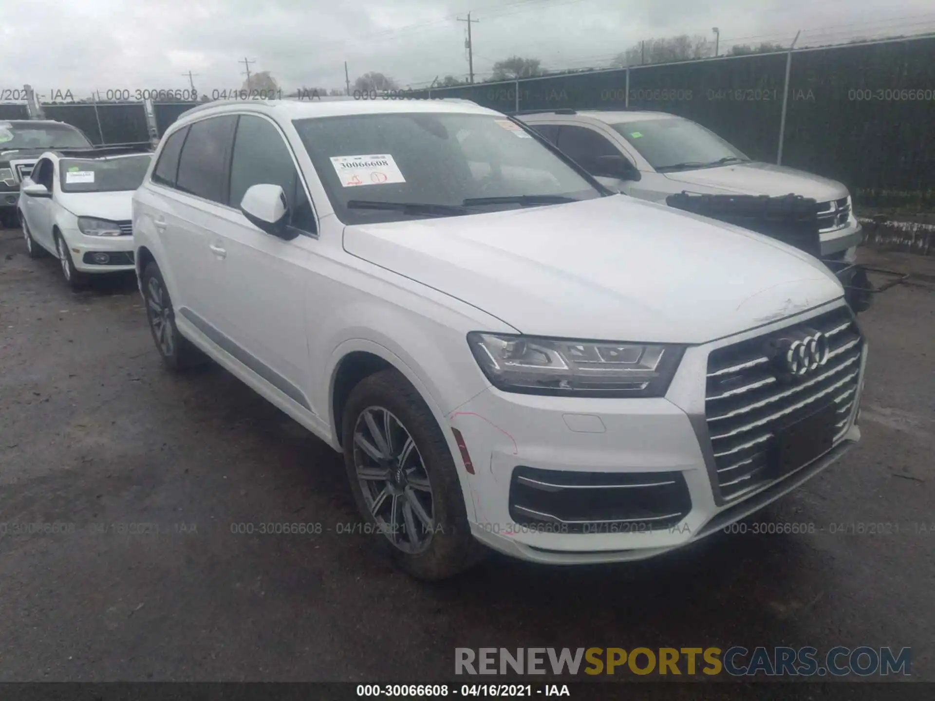 1 Фотография поврежденного автомобиля WA1LHAF75KD030715 AUDI Q7 2019