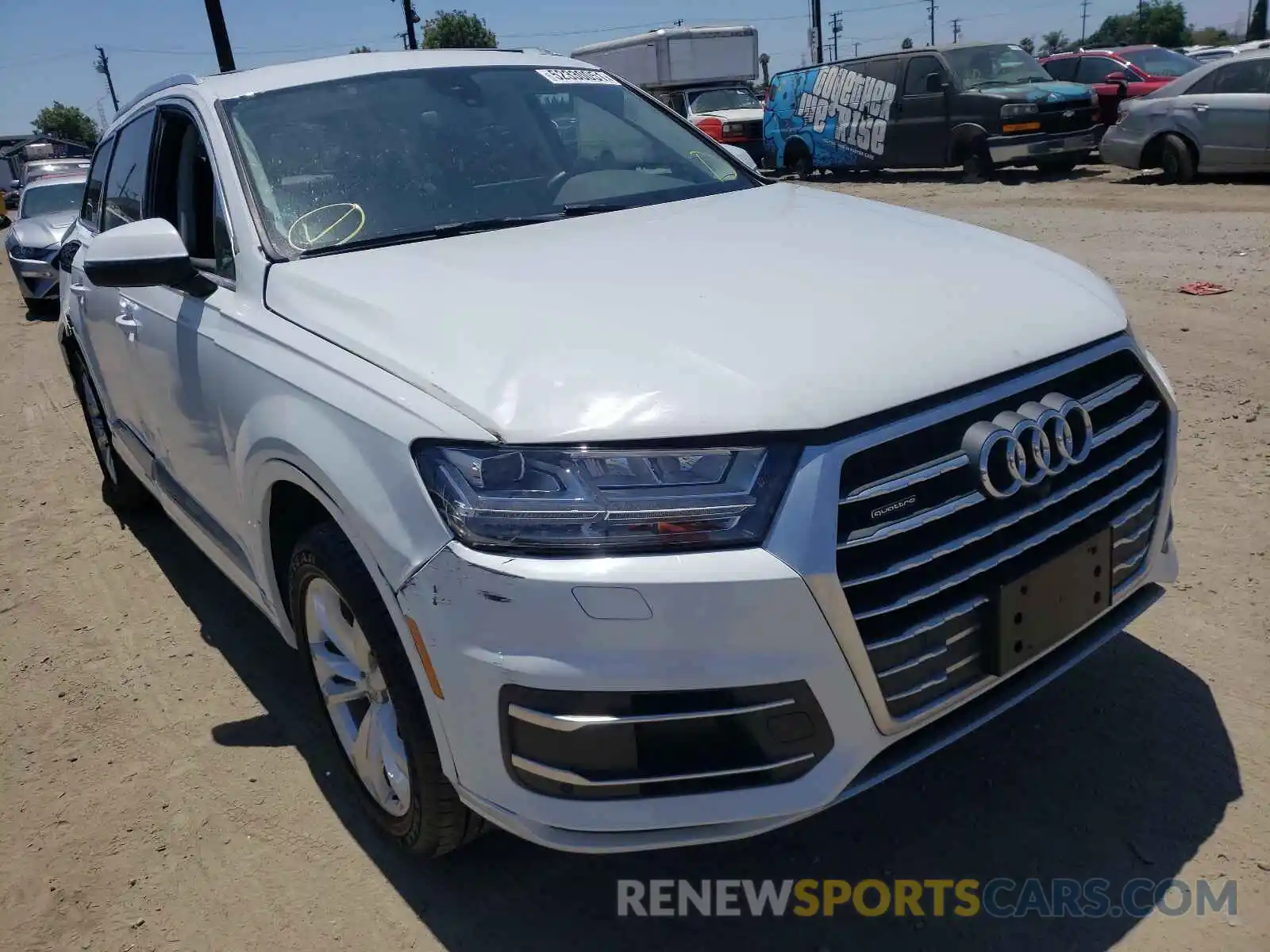 1 Фотография поврежденного автомобиля WA1LHAF75KD036949 AUDI Q7 2019