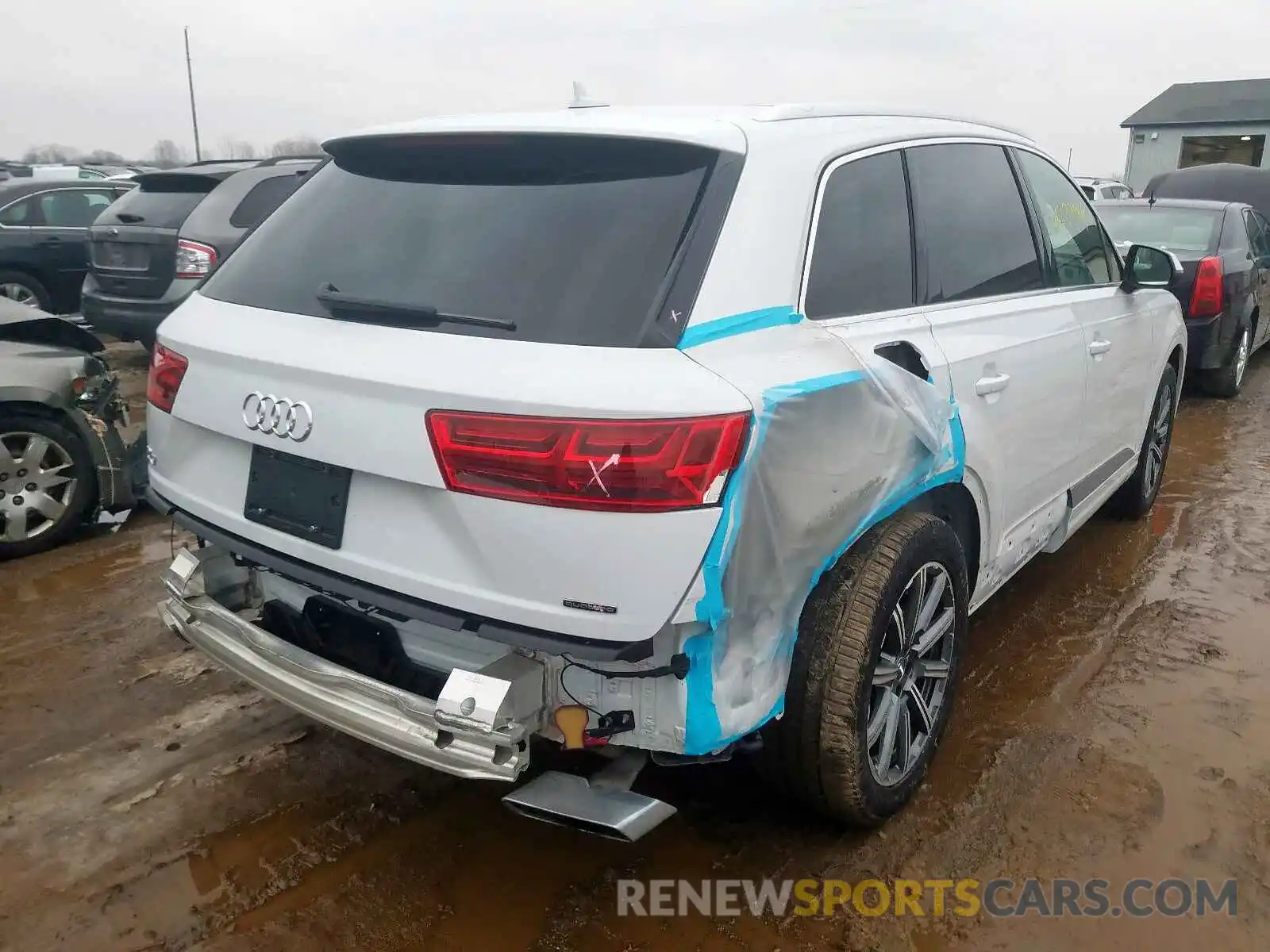 4 Фотография поврежденного автомобиля WA1LHAF75KD046946 AUDI Q7 2019